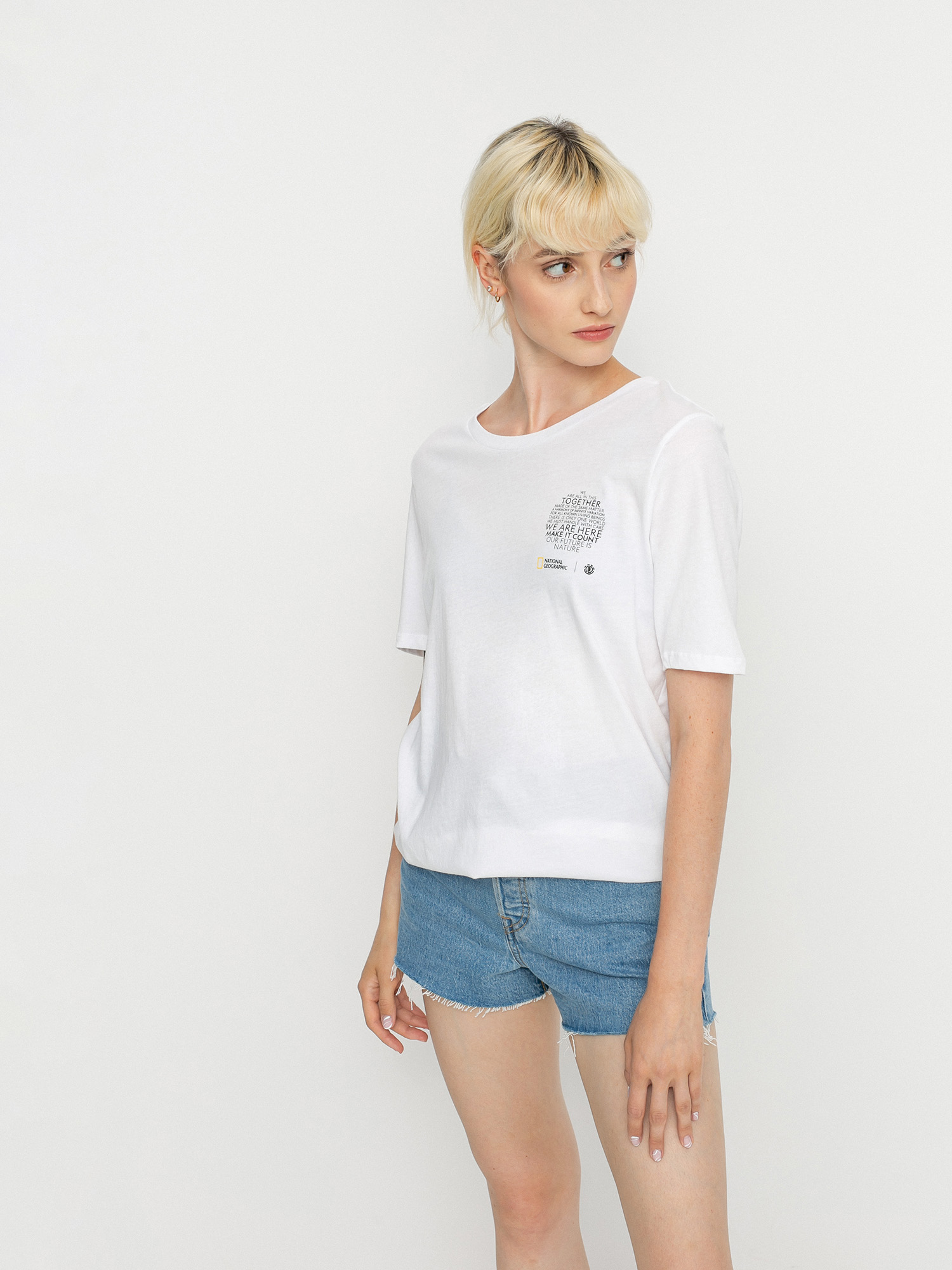Element Nat Geo T-shirt Wmn (white)