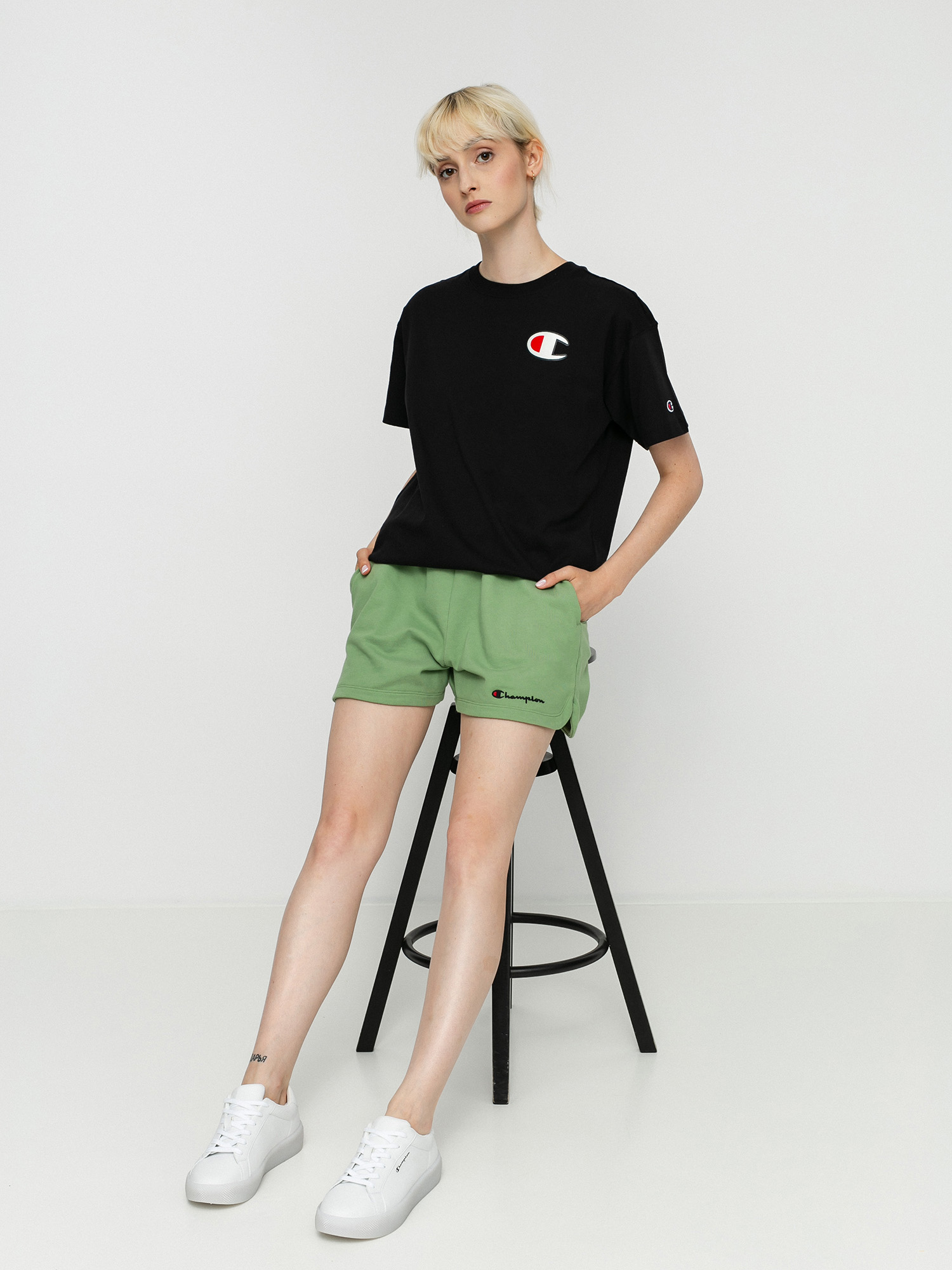 Champion Regular High Waist Shorts 114354 Shorts Wmn (sgn)