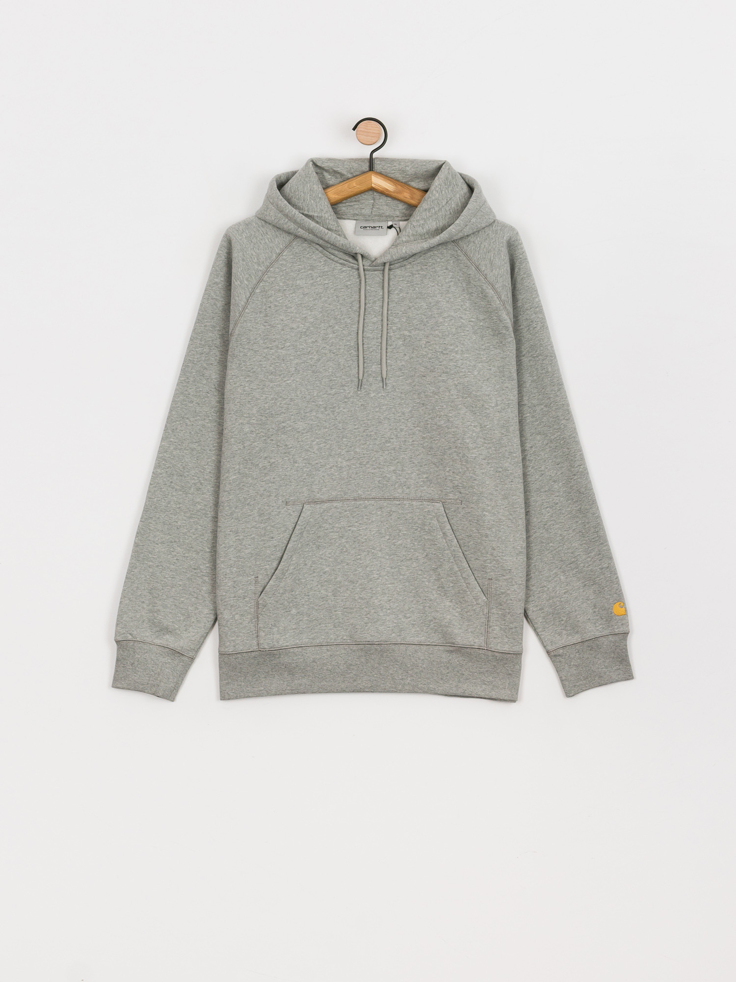 Carhartt WIP Chase HD Hoodie (grey heather/gold)