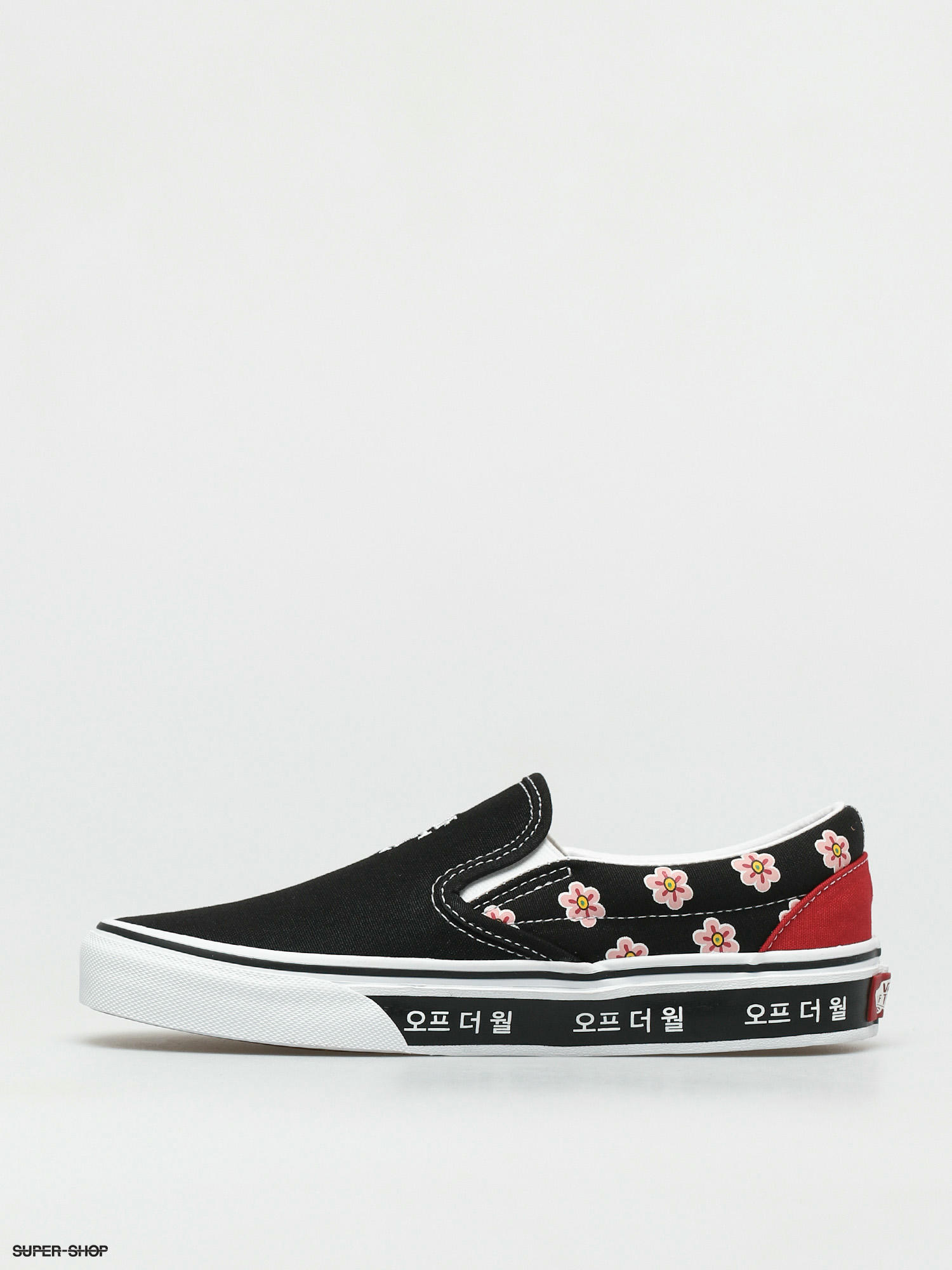 vans slip on shoes size 4