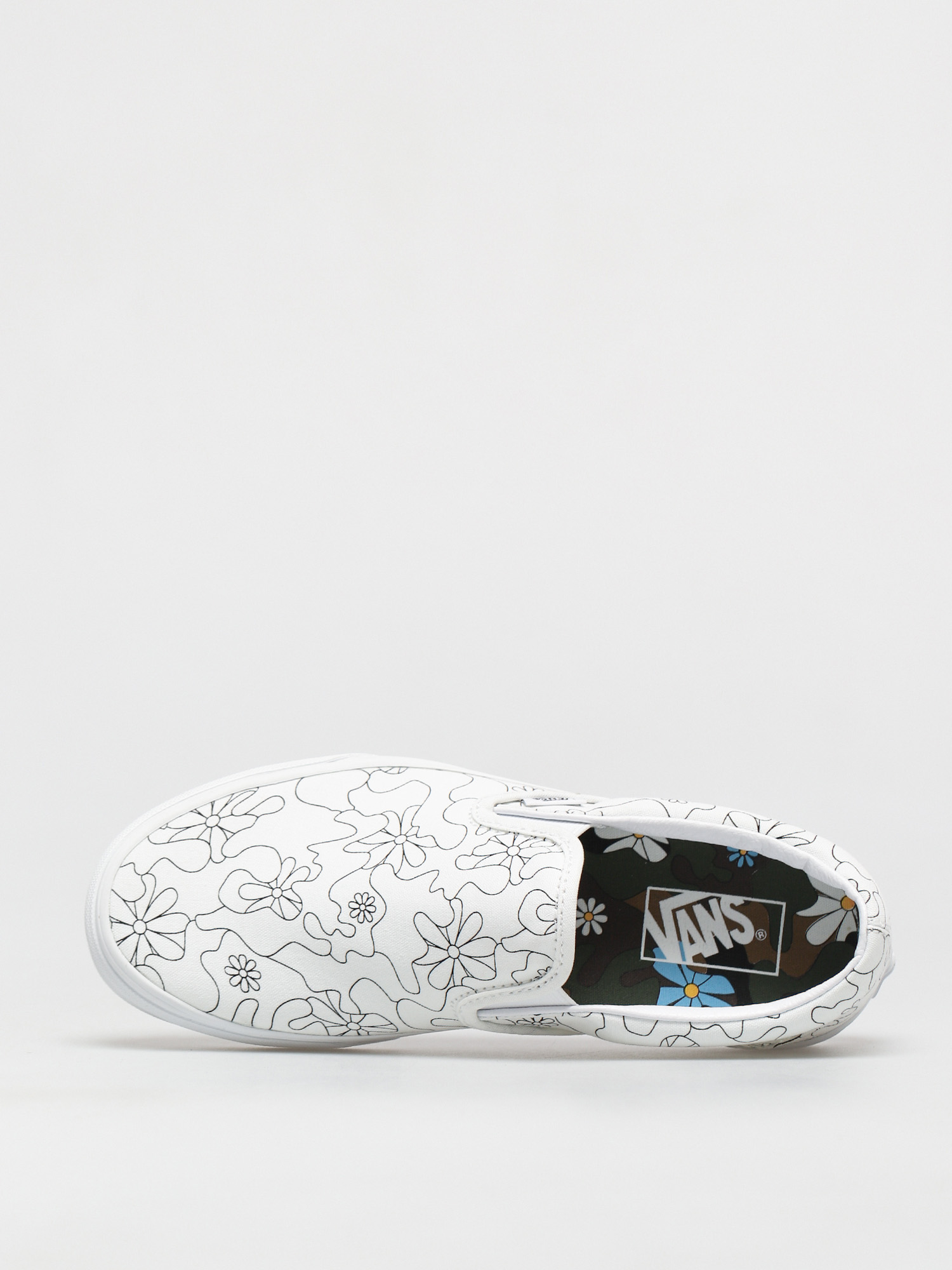 Vans Classic Slip On Shoes (u paint/camo daisy)