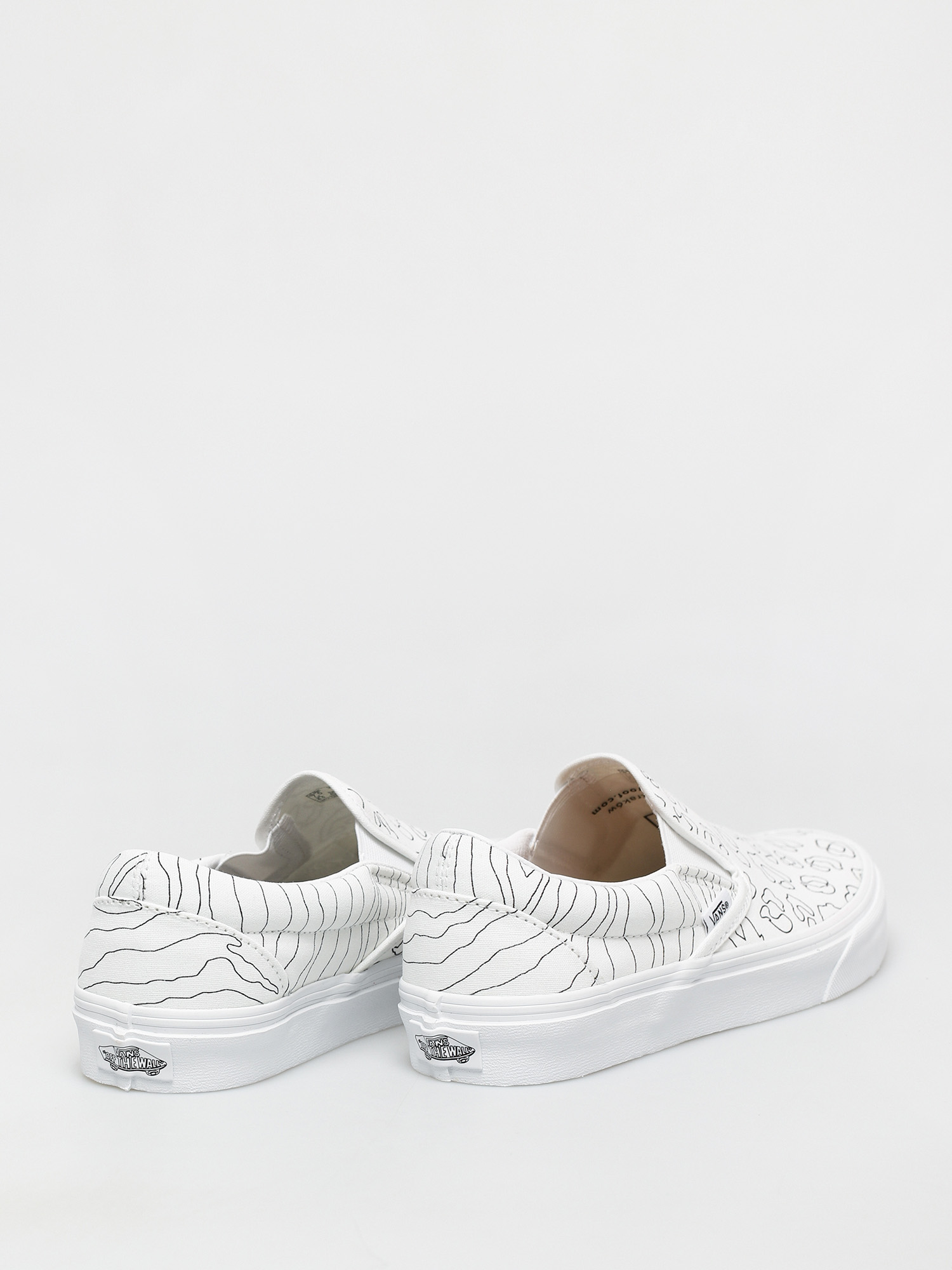 Vans Classic Slip On Shoes (u paint/leopard/zebra)