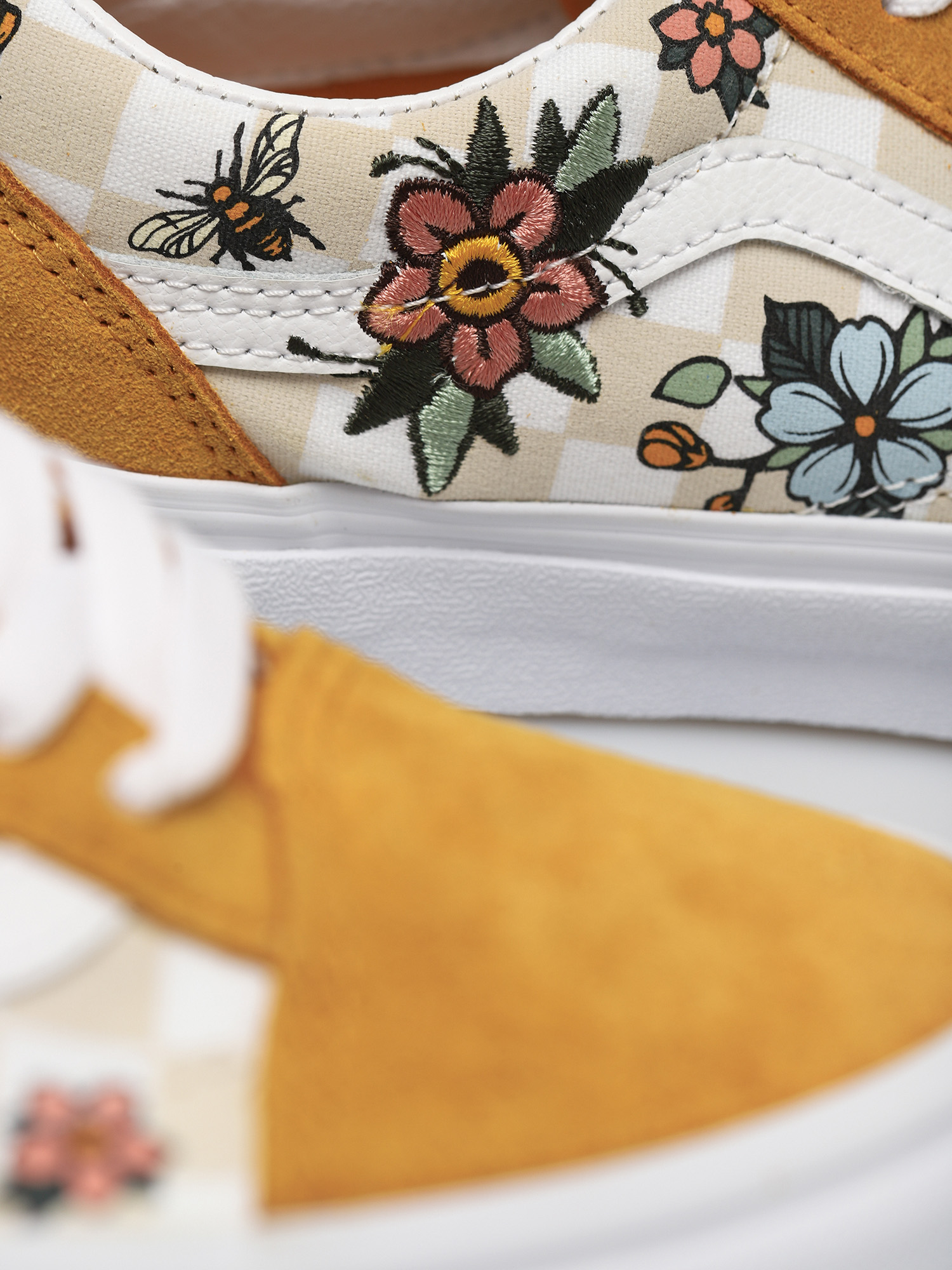 Vans Old Skool Shoes (garden check/blk/tr wht)