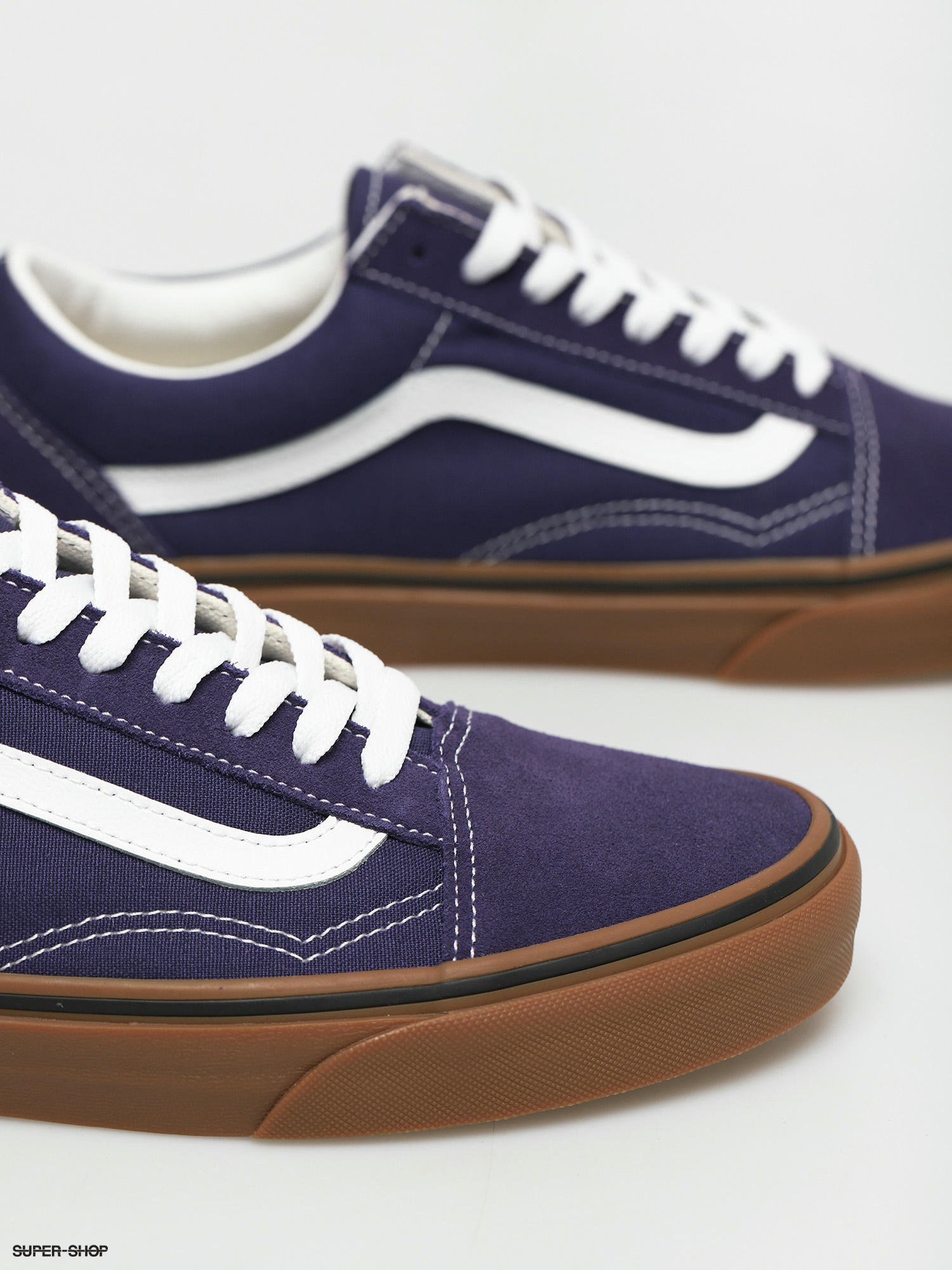 vans old skool purple gum