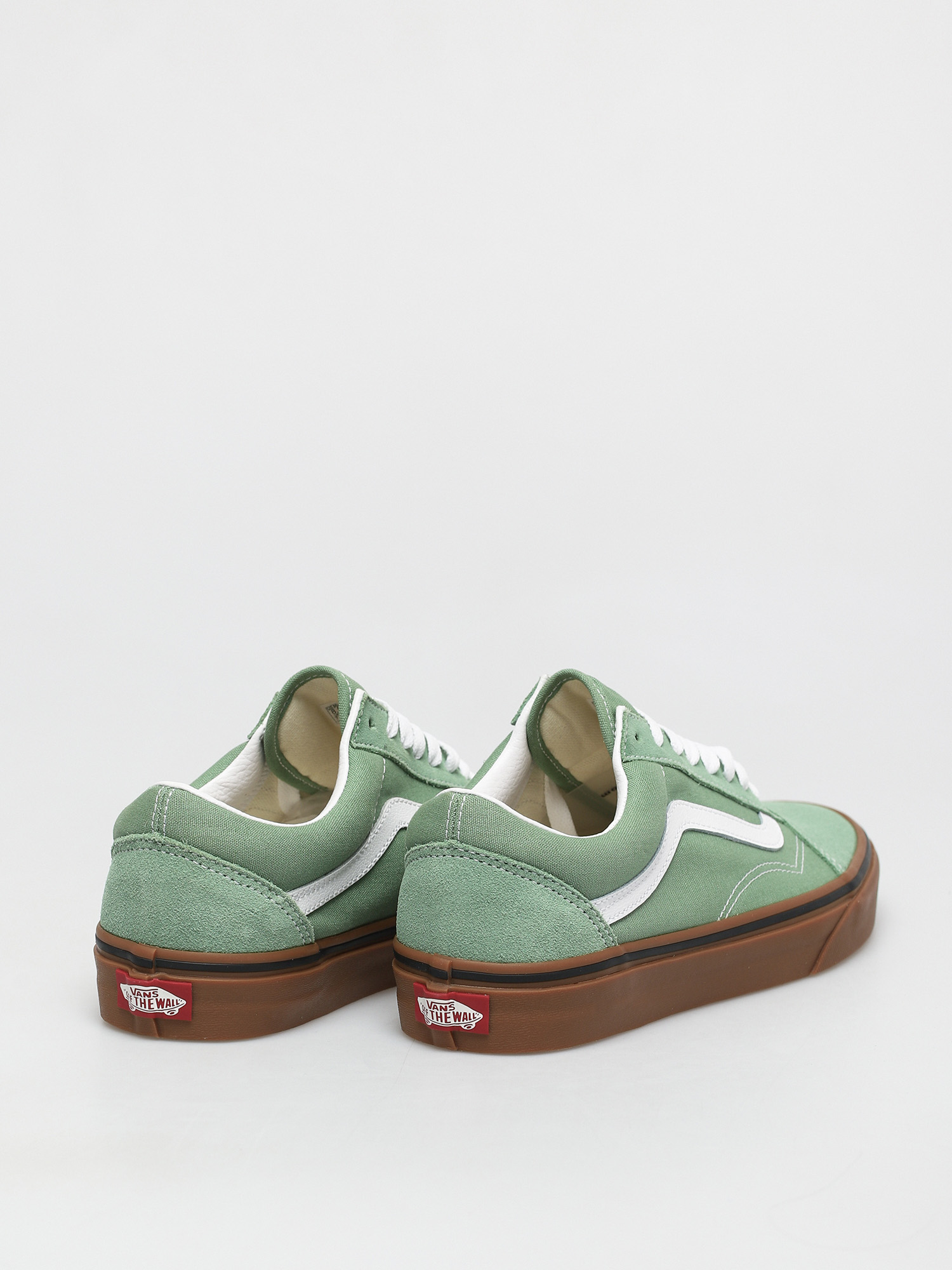 NWT Vans Old Skool hotsell Gum Basil/True White Skate Shoes - Men's 10.5