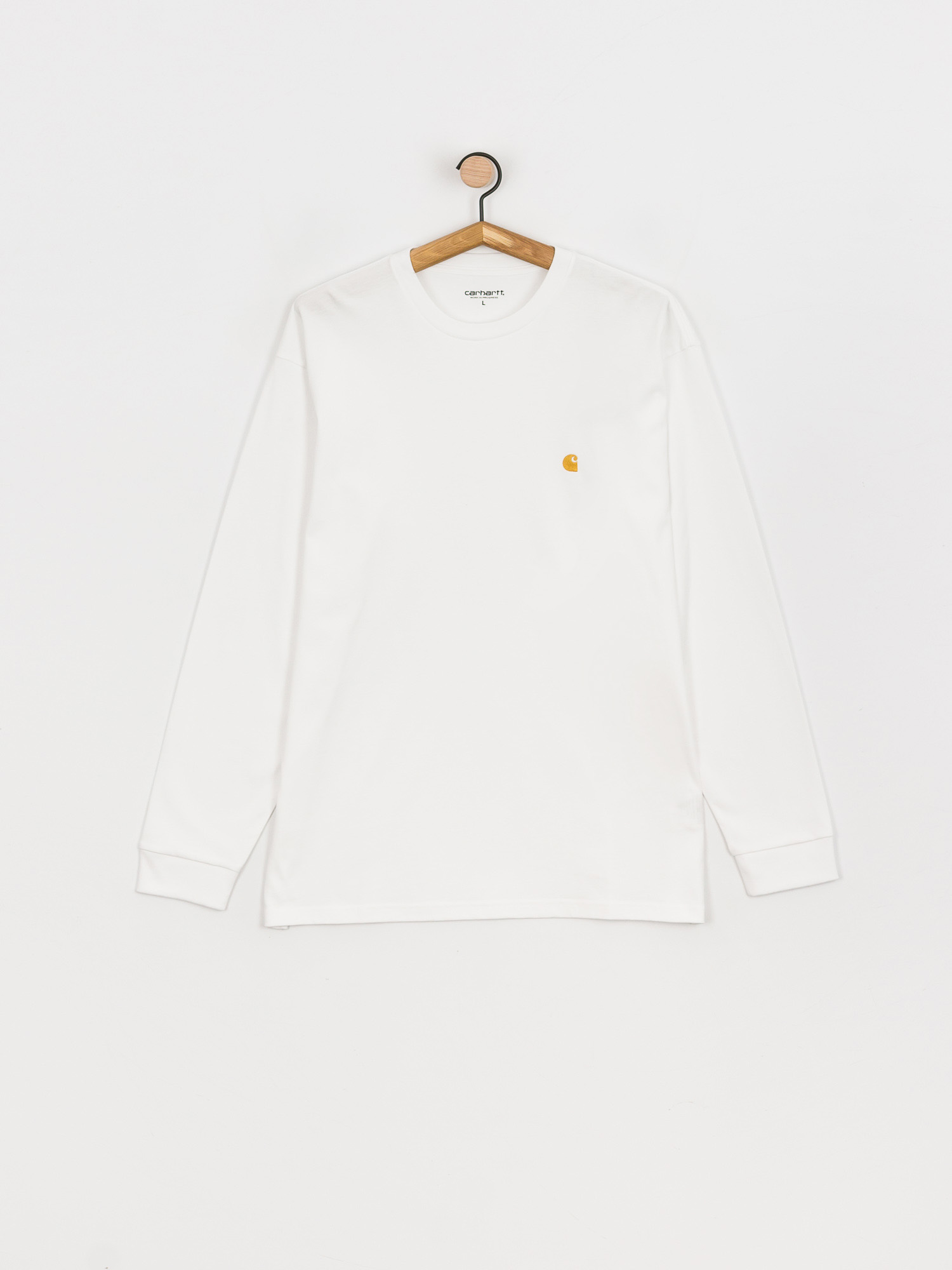 Carhartt WIP Chase Longsleeve (white/gold)