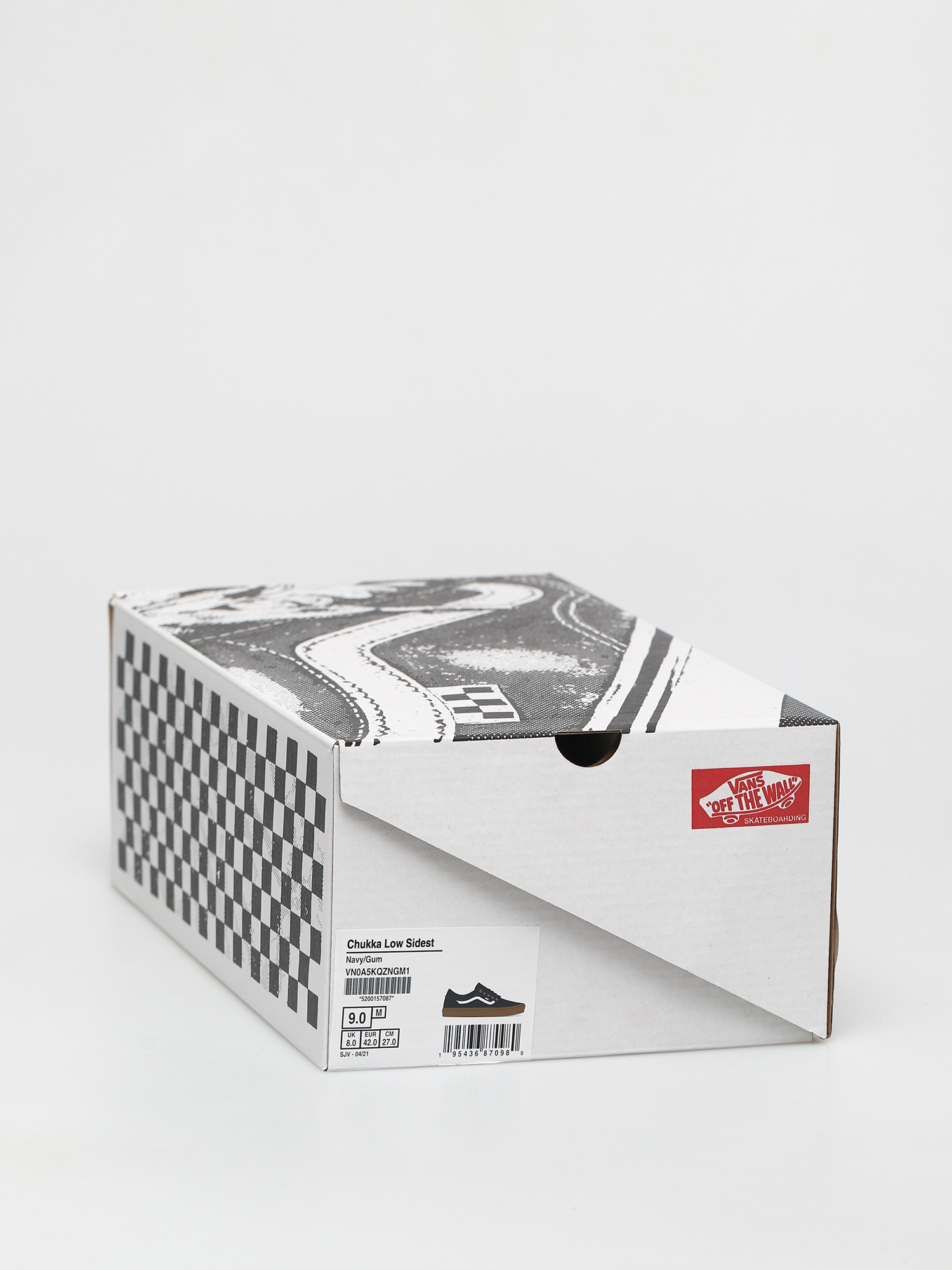 Vans Chukka Low Sidestripe Shoes (navy/gum)