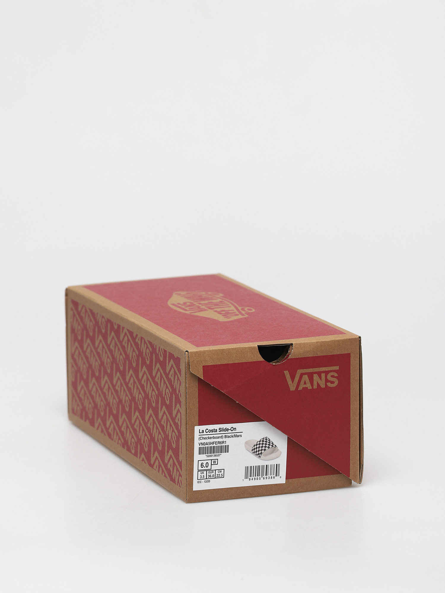 Vans La Costa Slide On Flip-flops Wmn (checkerboard/black/mars)