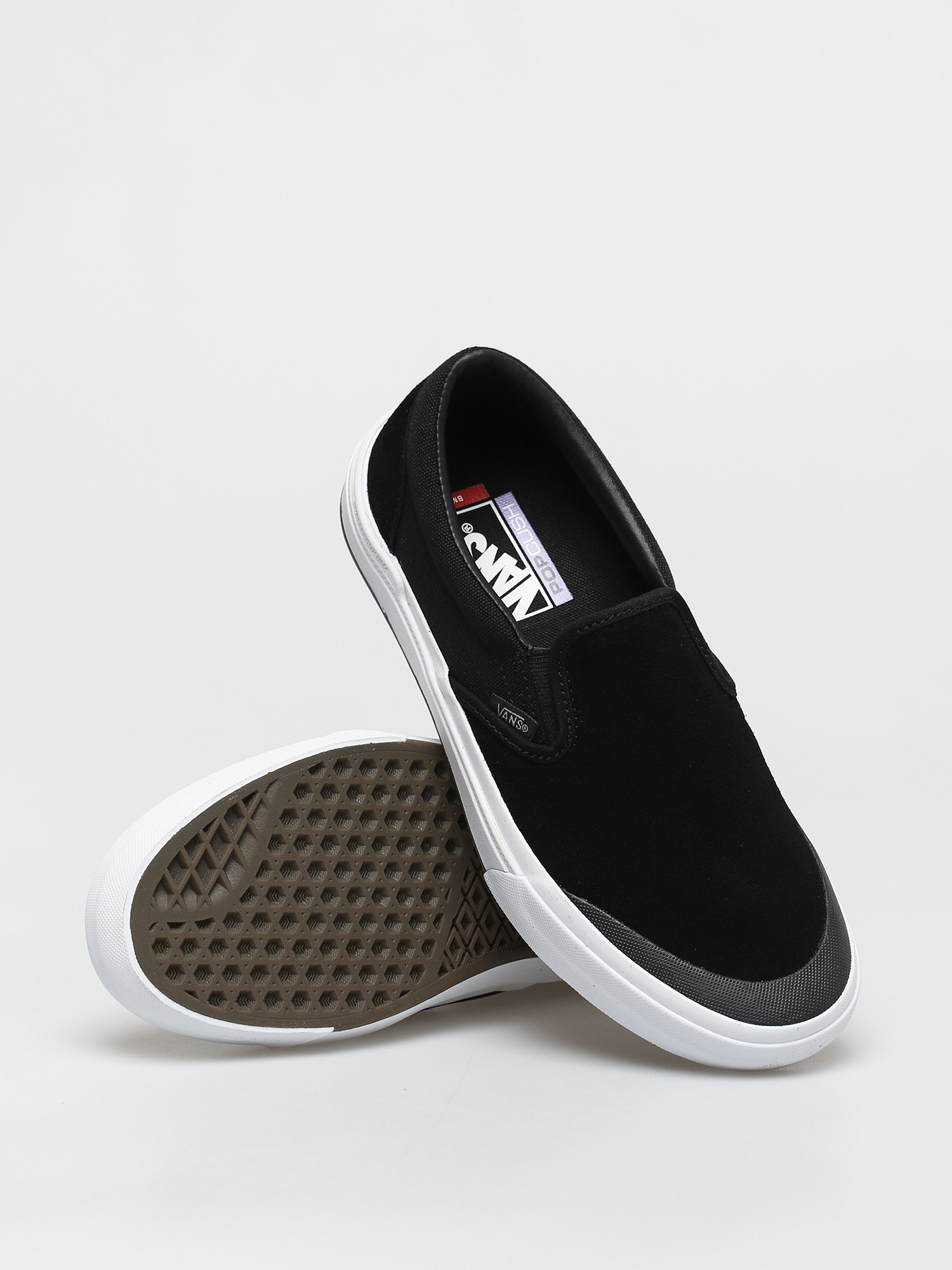 Vans Bmx Slip On Shoes (black/gray/white)