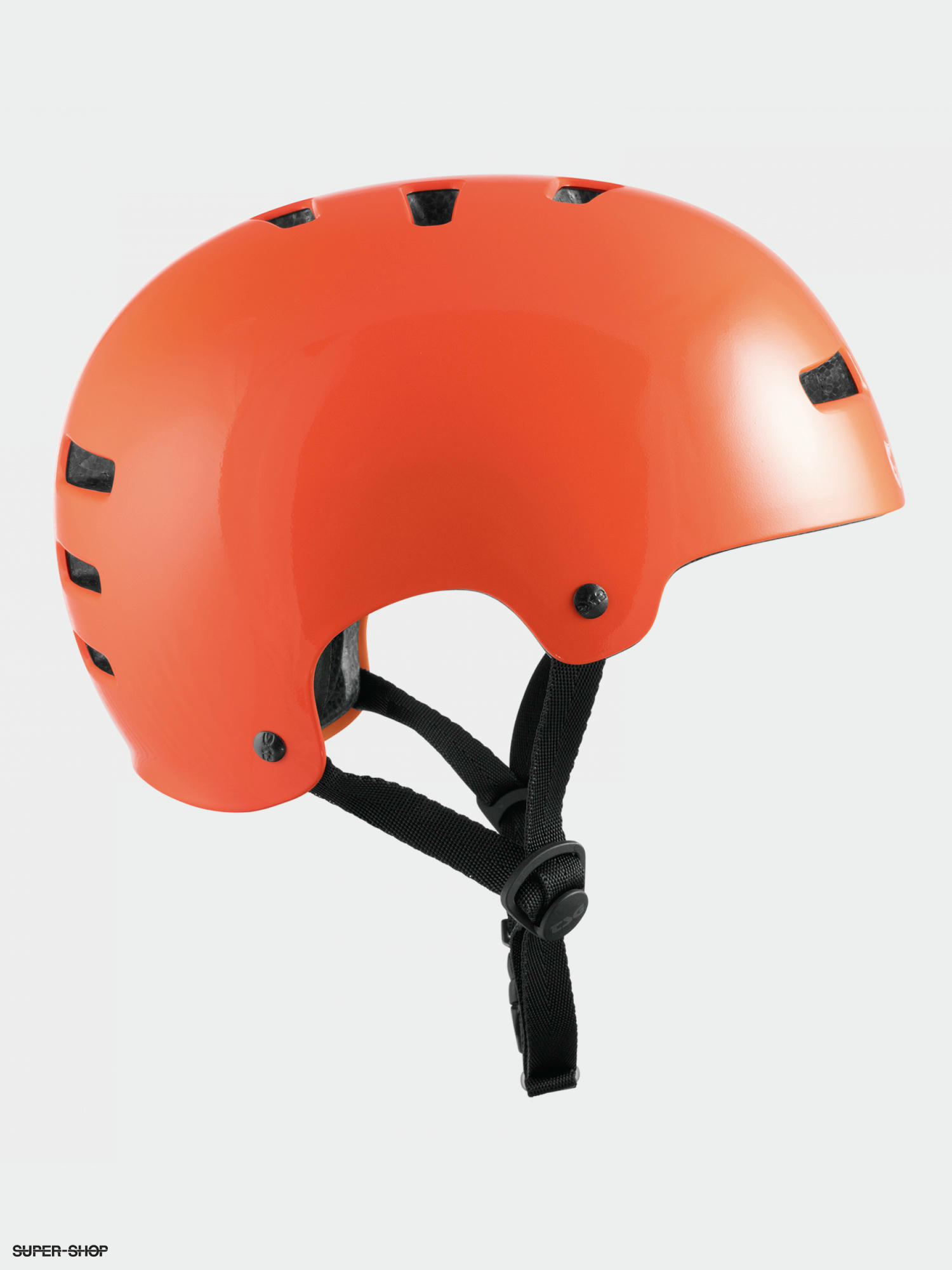 orange bmx helmet