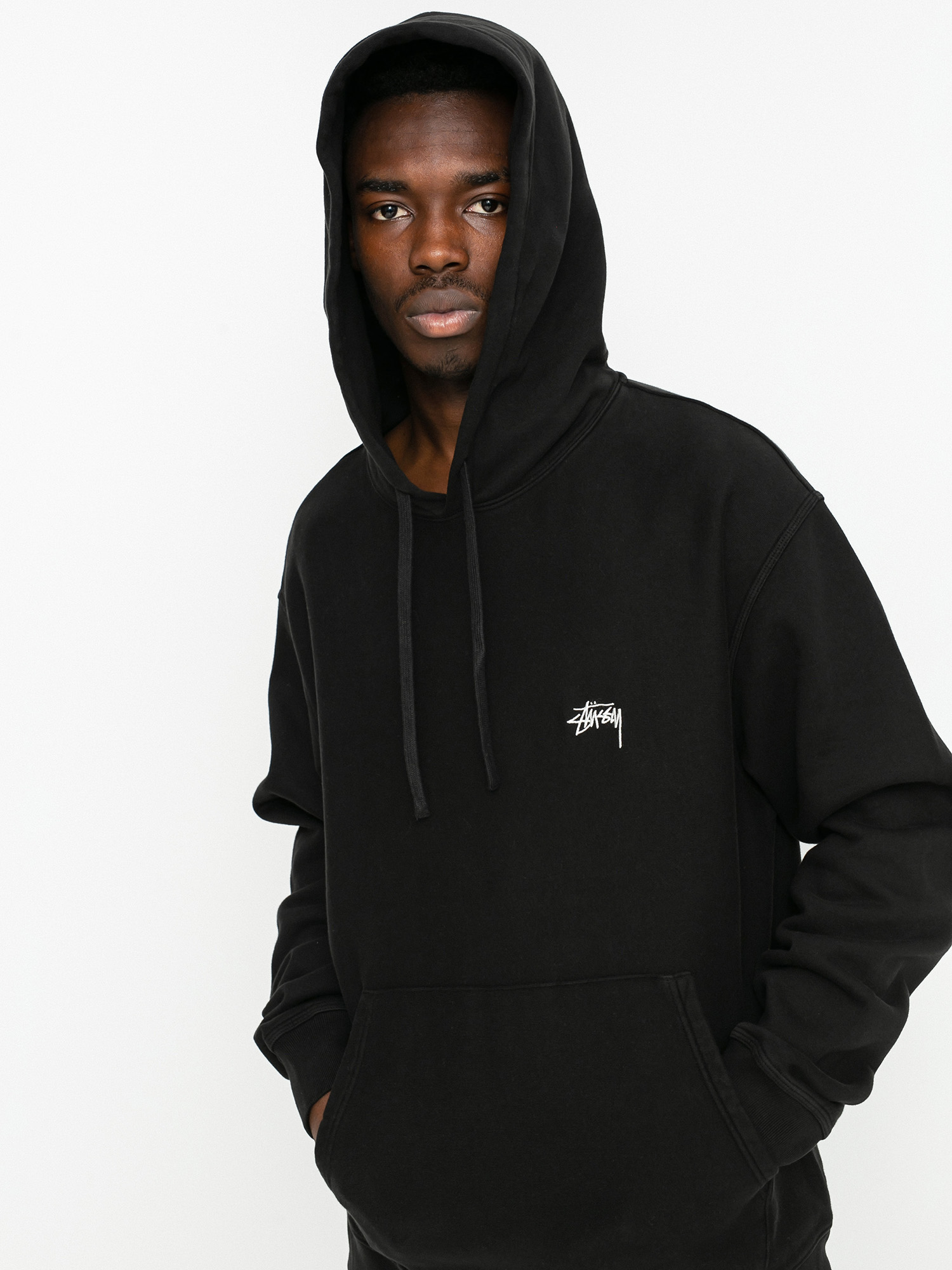Stussy Stock Logo HD Hoodie (black)
