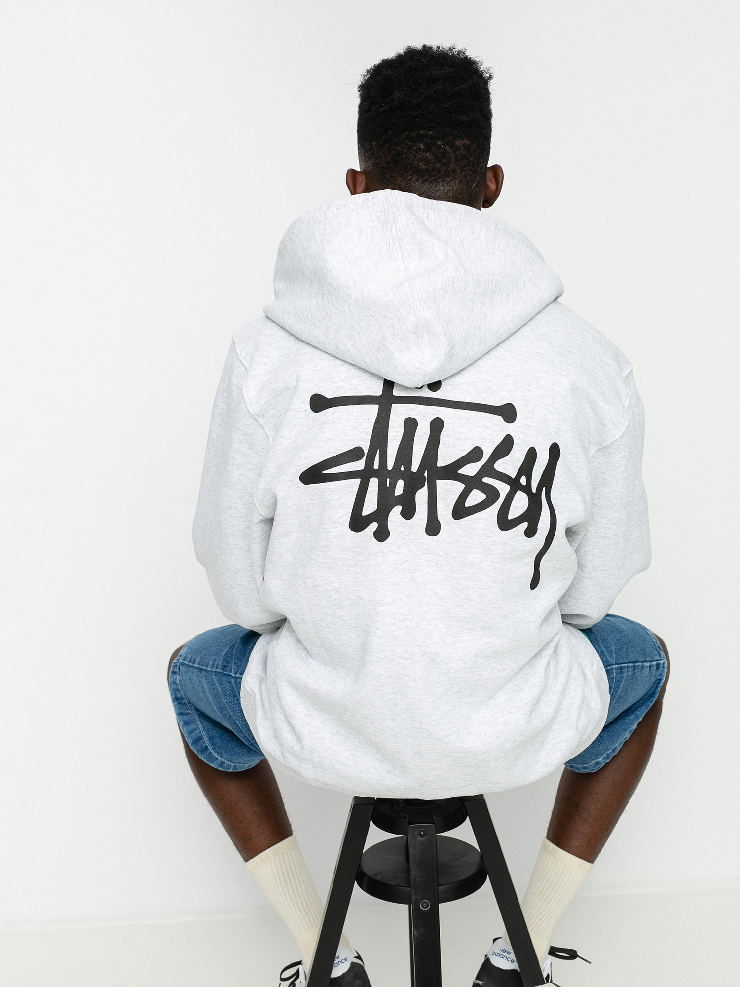 Stussy Basic ZHD Hoodie - grey (ash heather)