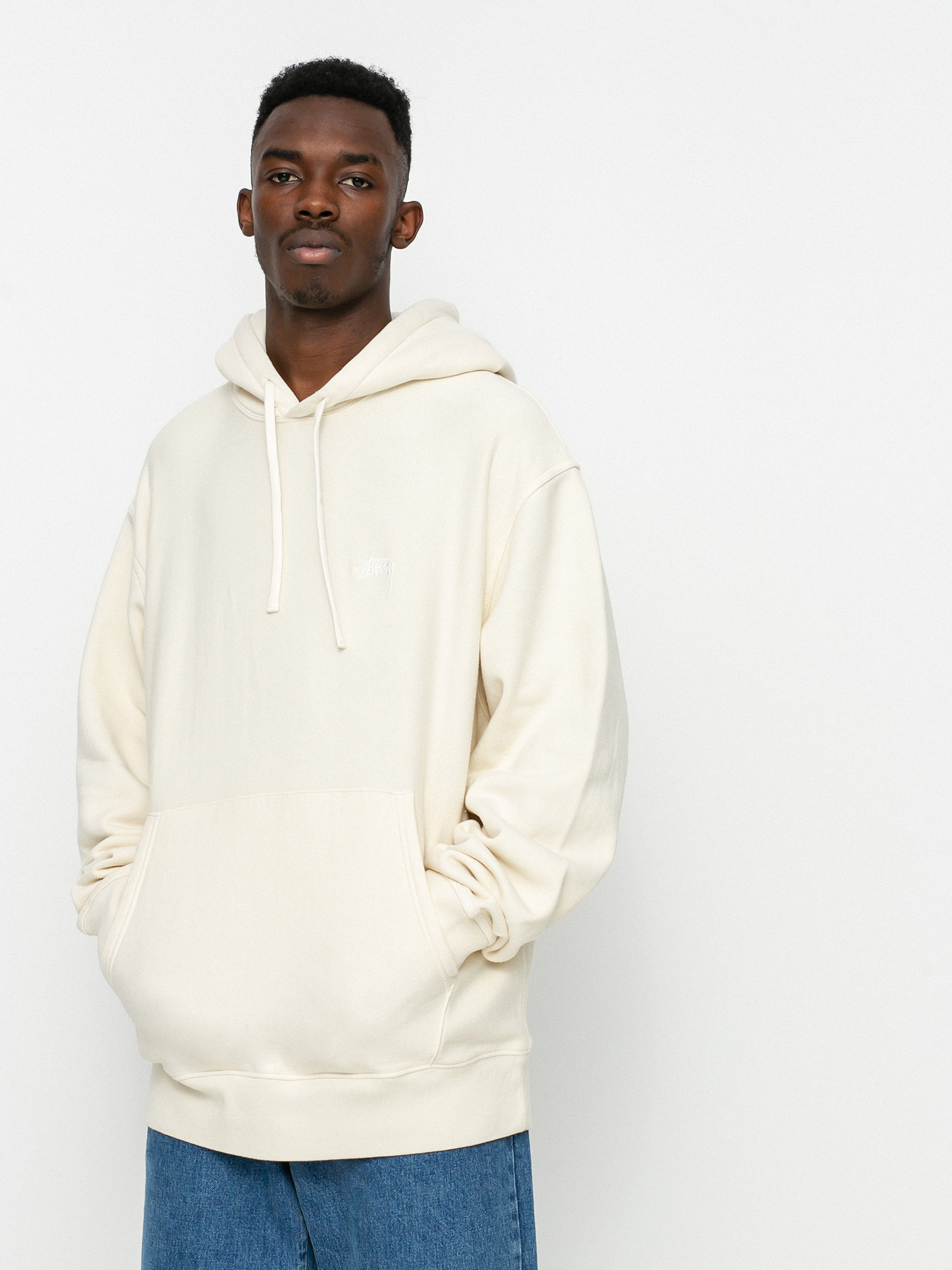 Stussy Stock Logo HD Hoody (oatmeal)