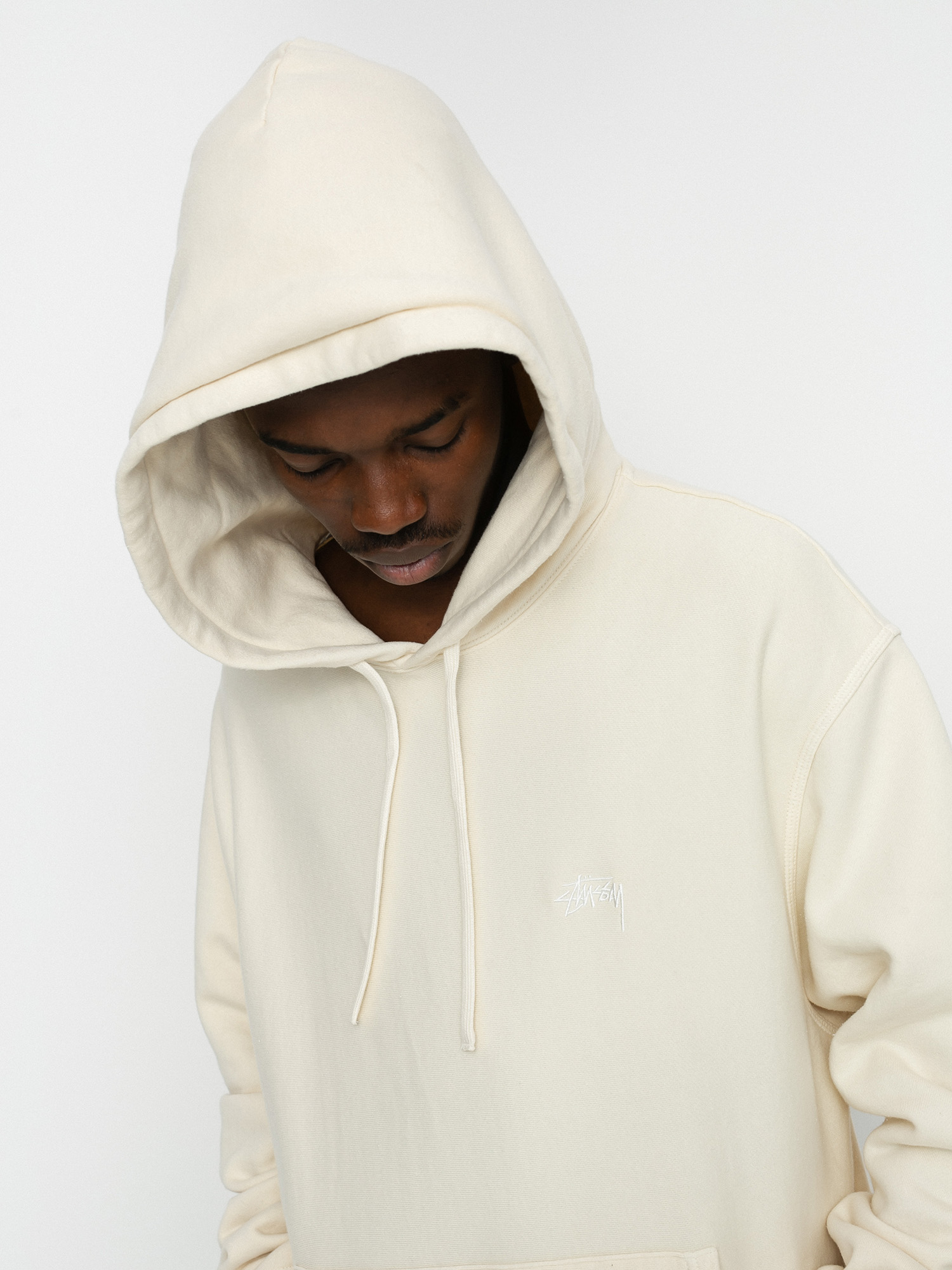 Stussy Stock Logo HD Hoody (oatmeal)