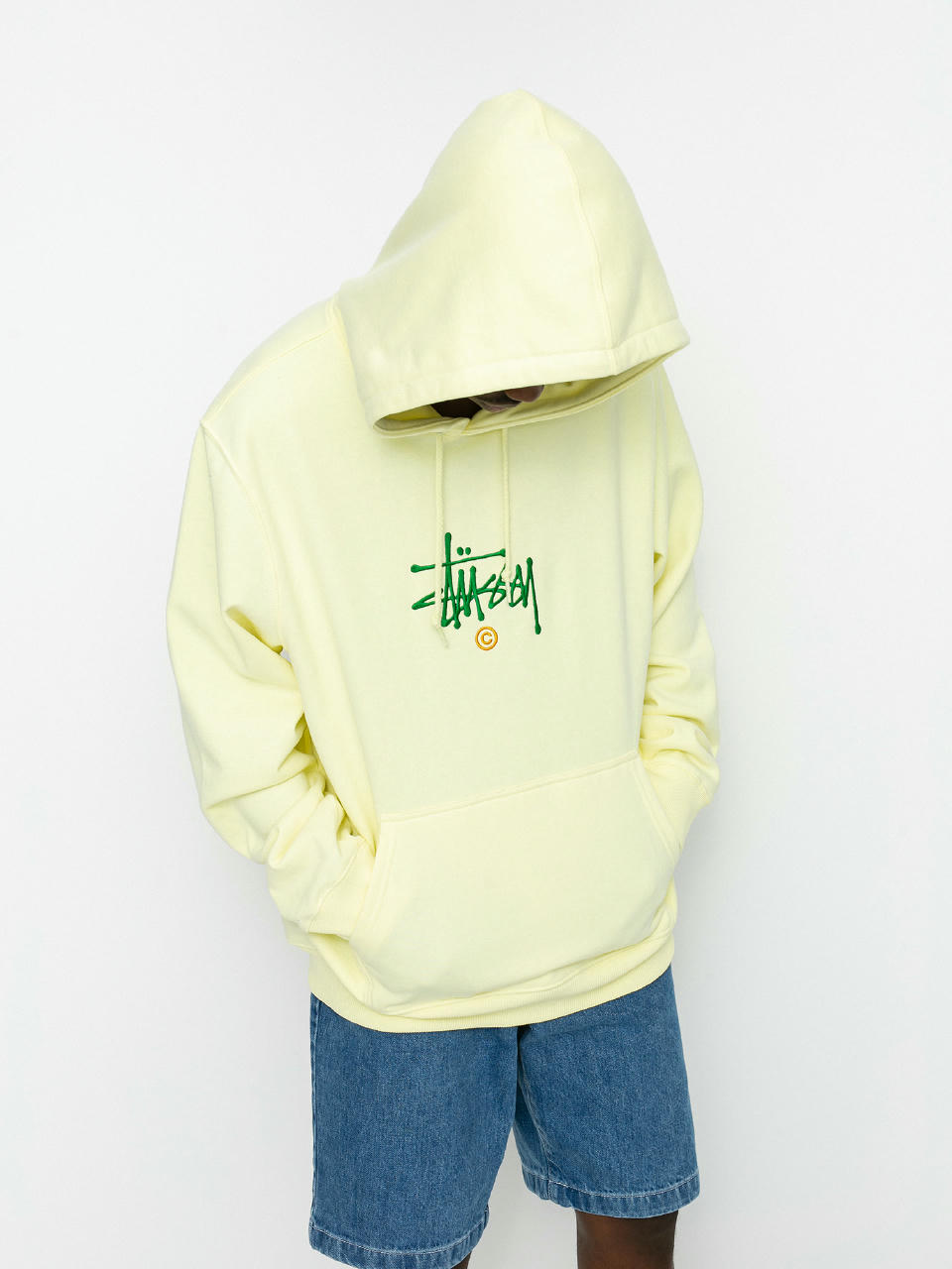 Stussy Copyright App. HD Hoodie (pale yellow)