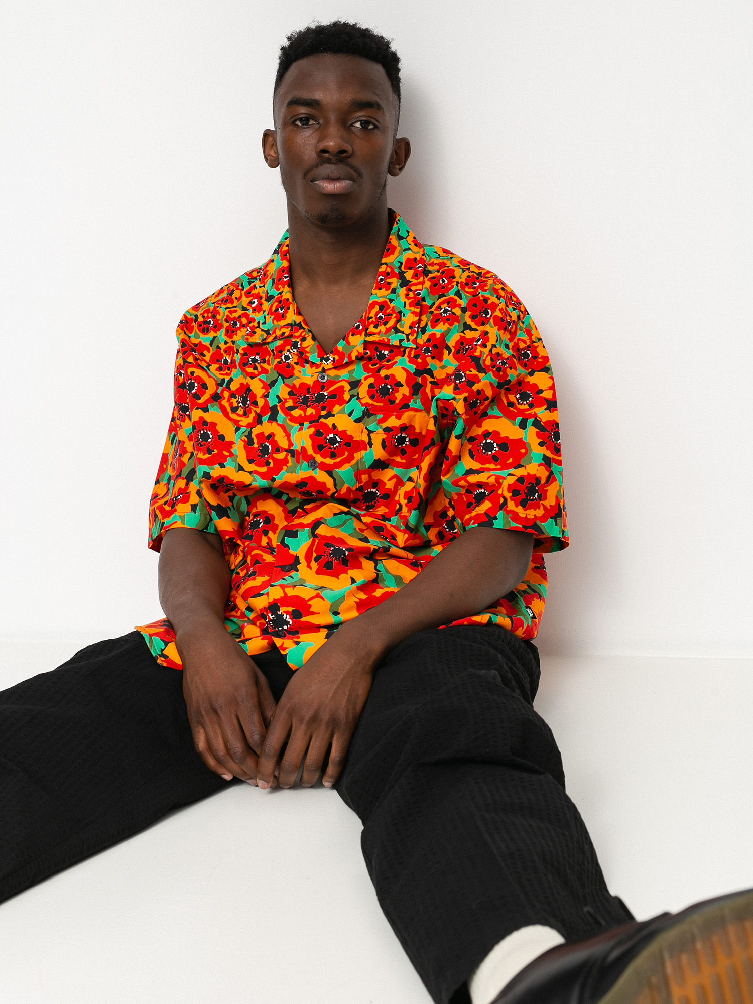 Stussy Poppy Shirt multicolor (orange)