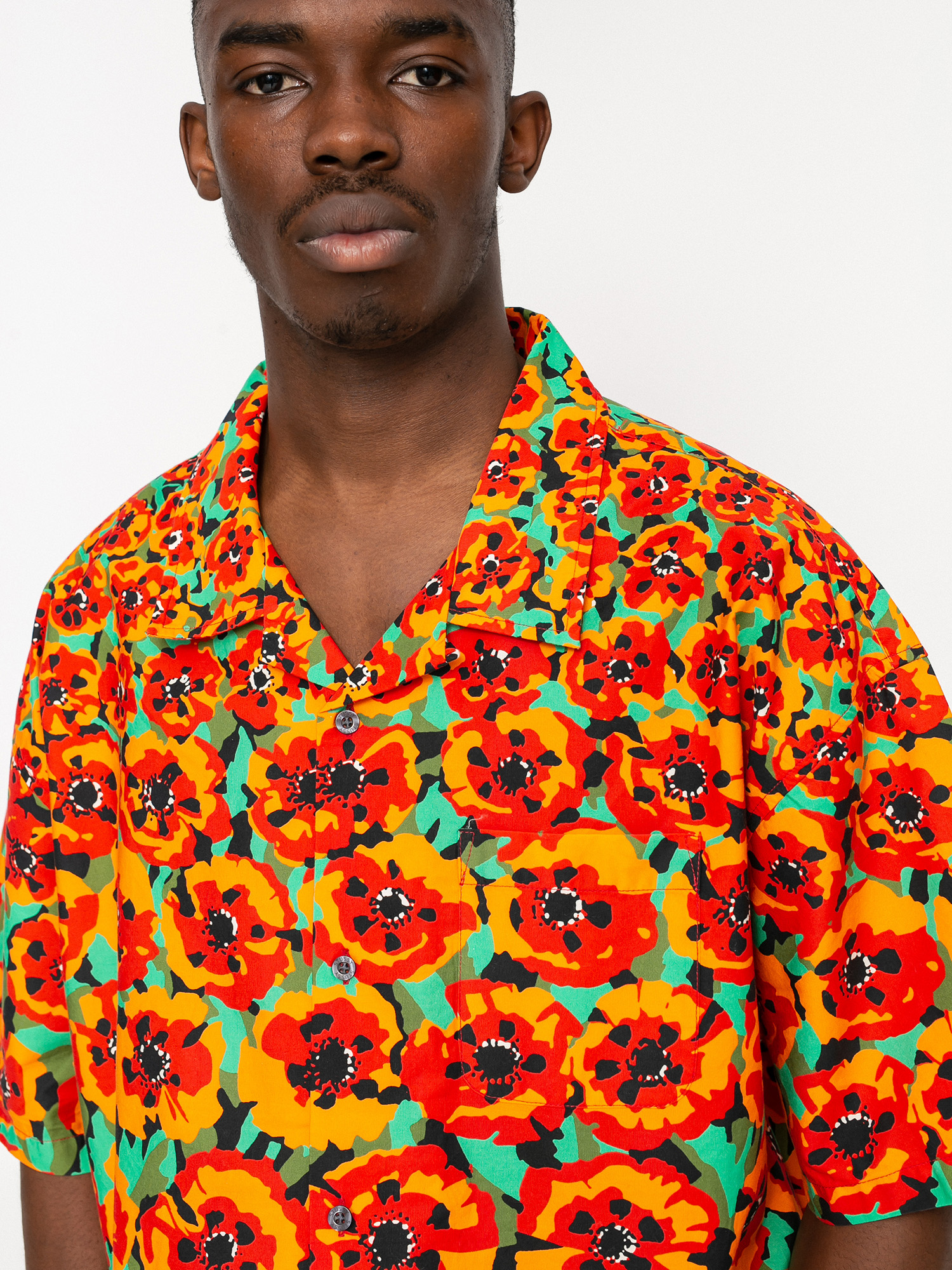 Stussy Poppy Shirt - multicolor (orange)