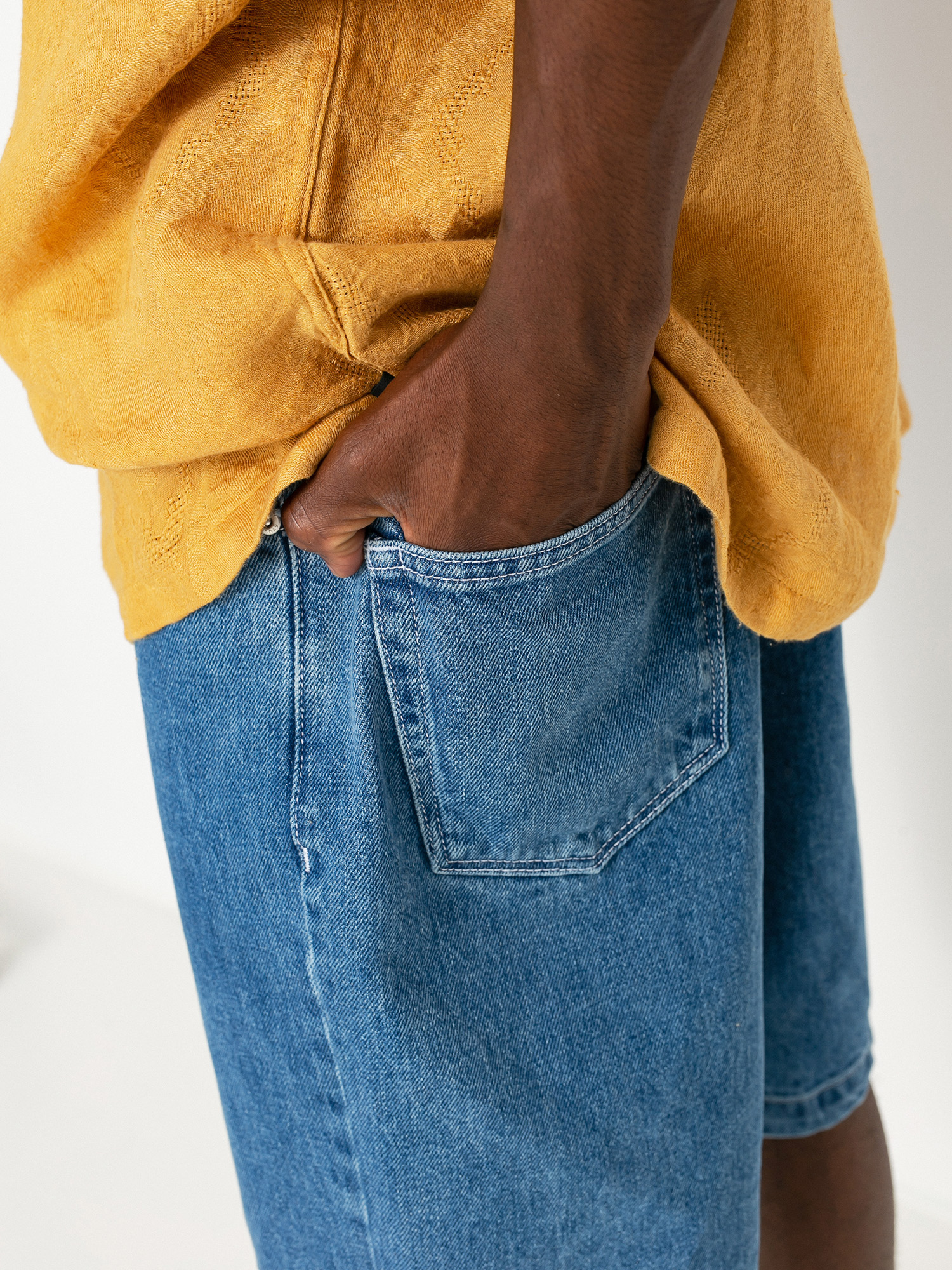 Stussy Denim Big Ol' Jean Shorts (blue)