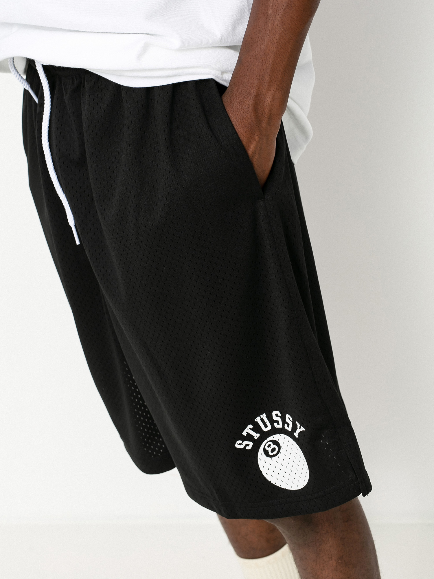 Stussy 8 Ball Mesh Shorts (black)