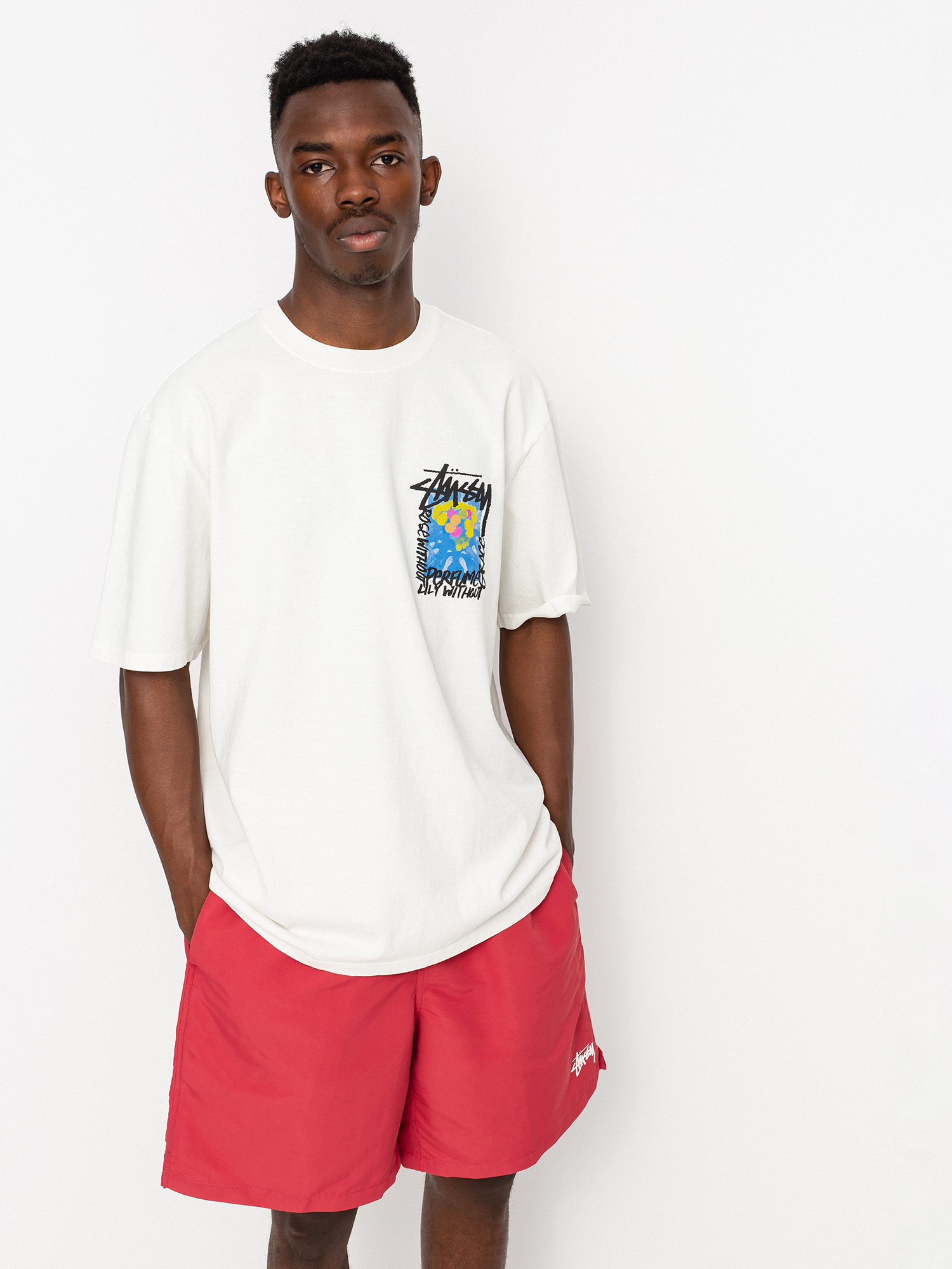 Stussy Camellias Dyed Tee 2025 | masscases.com