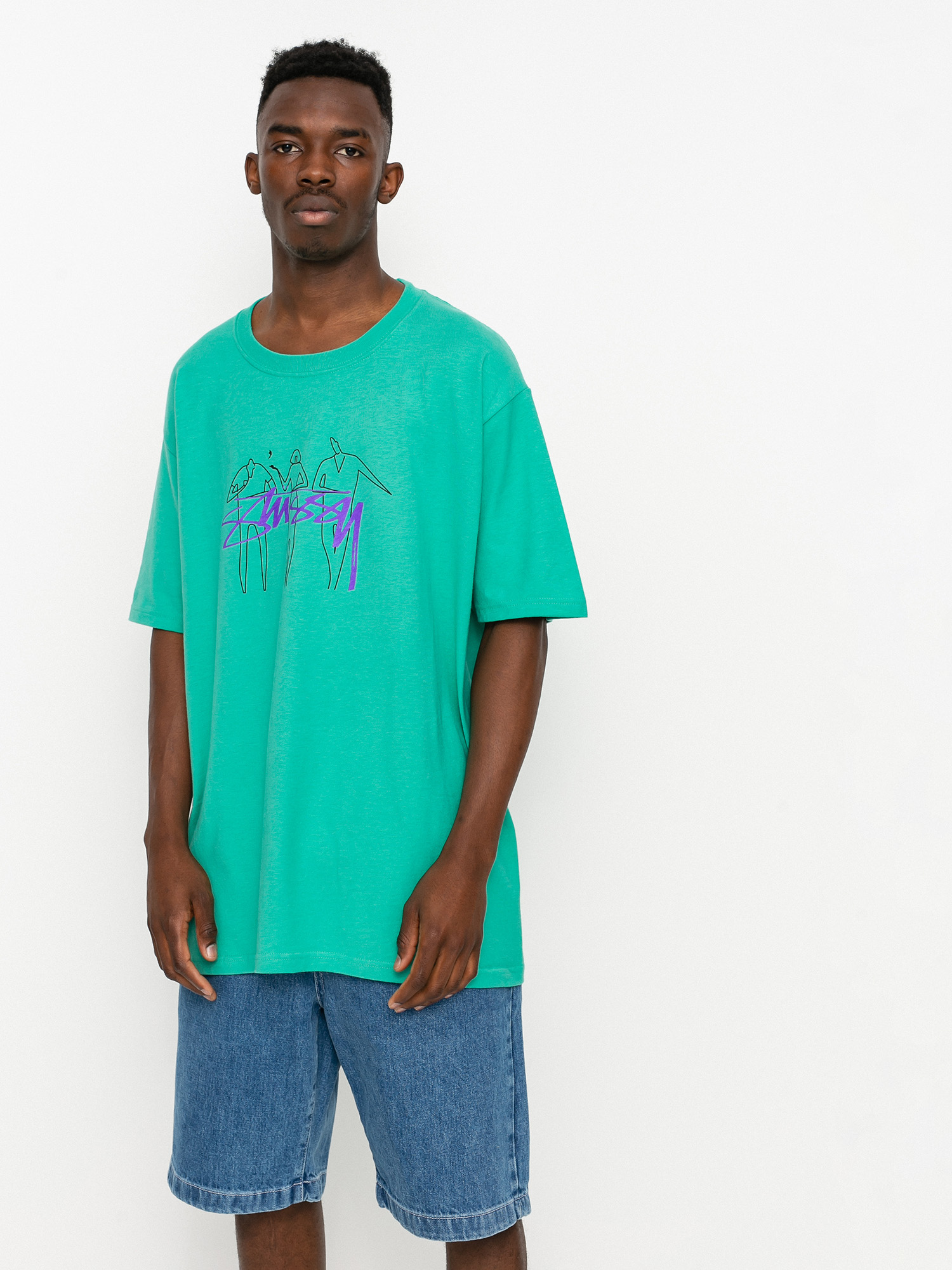 Stussy 3 People T-shirt - green (green)