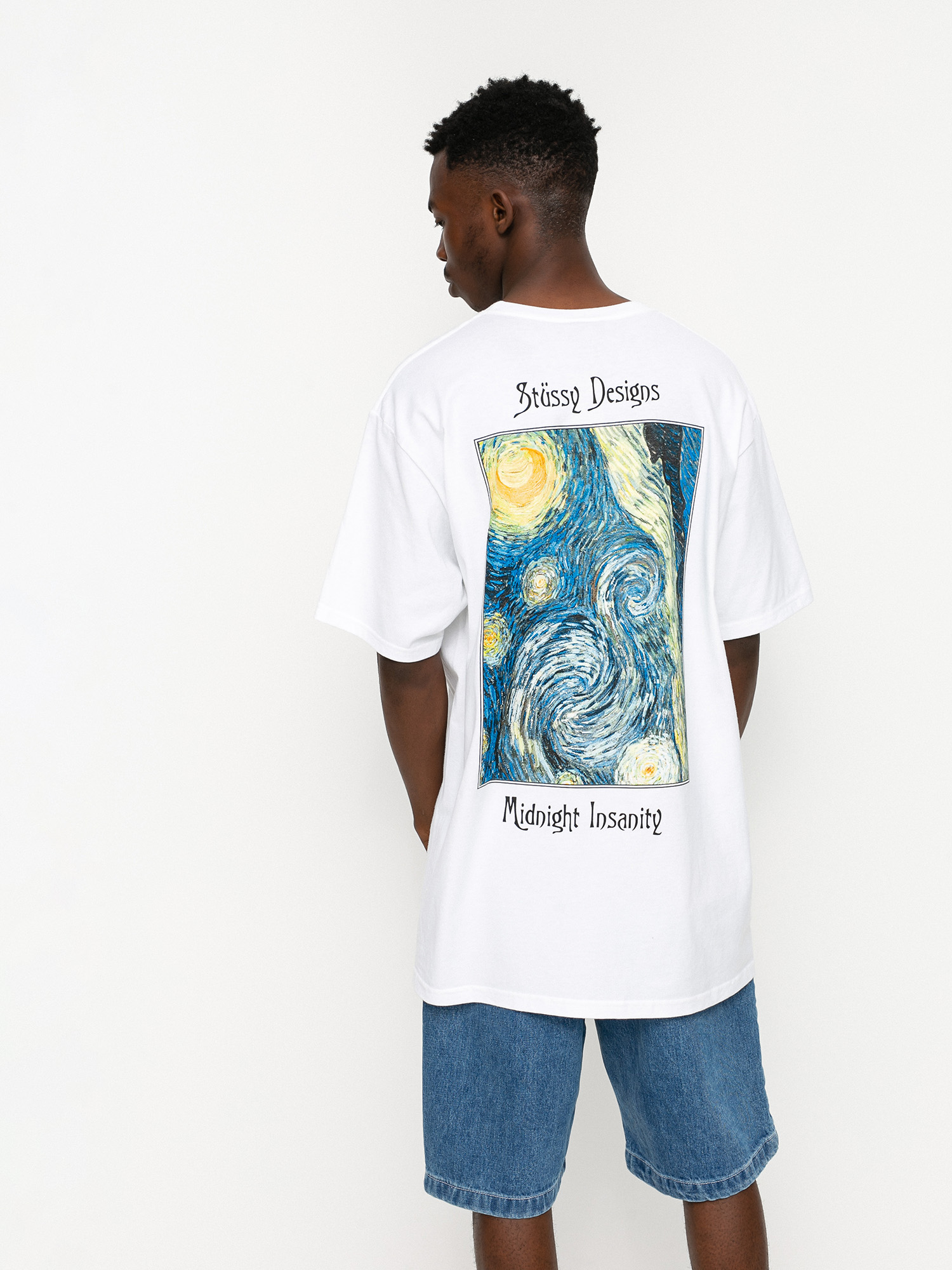 Stussy Midnight Insanity T-shirt (white)