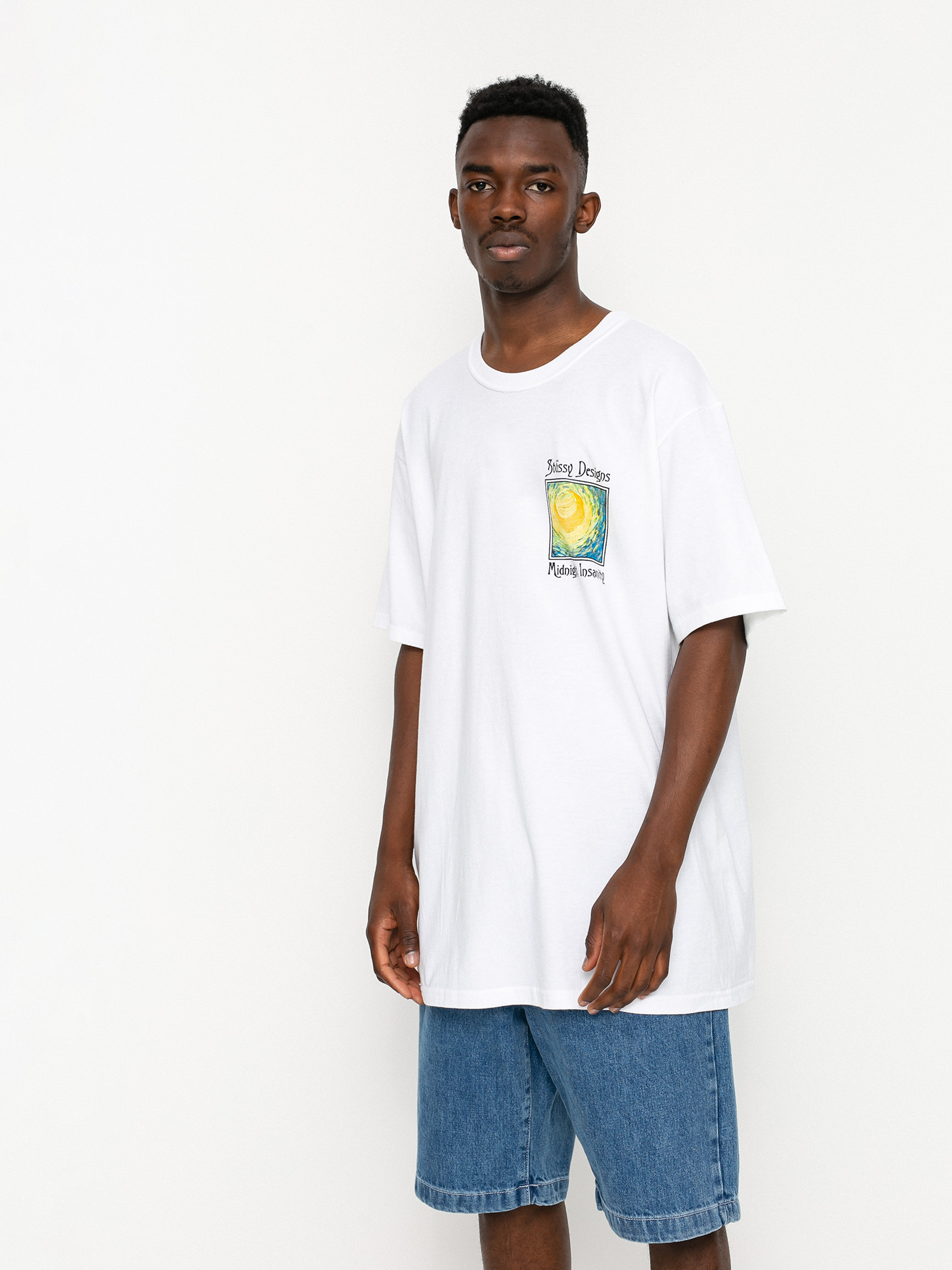 Stussy Midnight Insanity T-shirt (white)