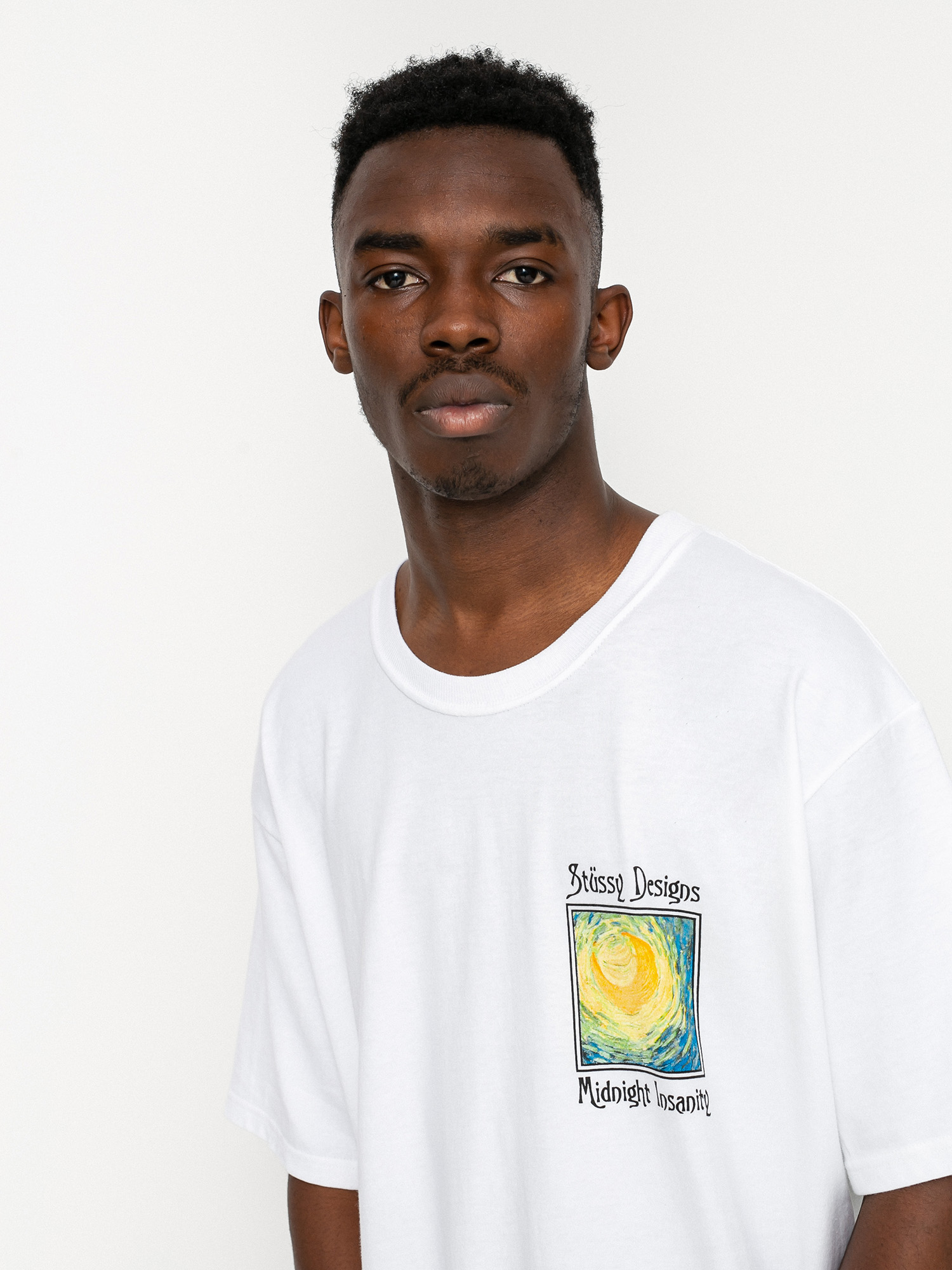 Stussy Midnight Insanity T-shirt (white)