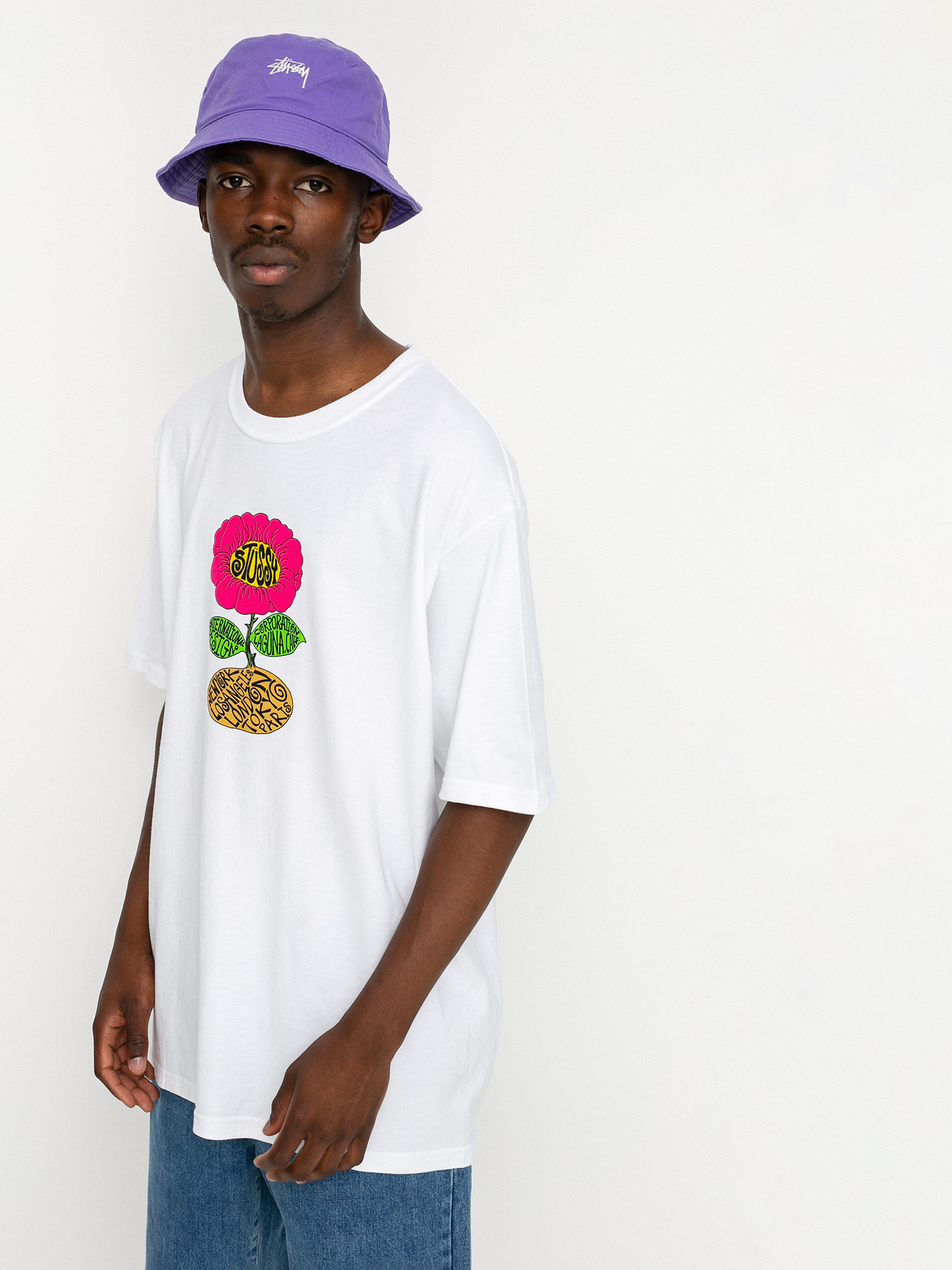 Stussy Sunflower T-shirt (white)