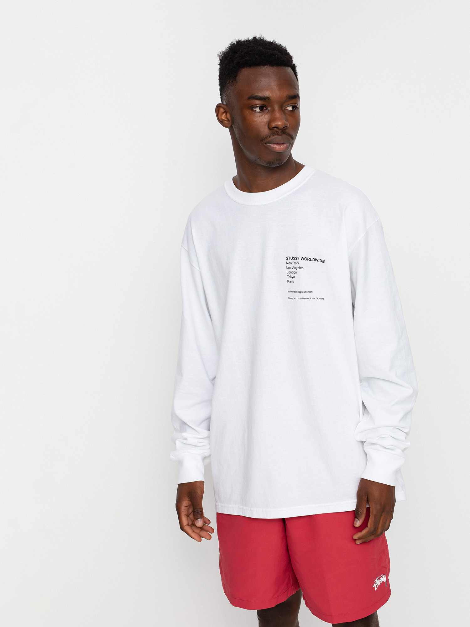 Stussy Modern Leaders Longsleeve - white (white)