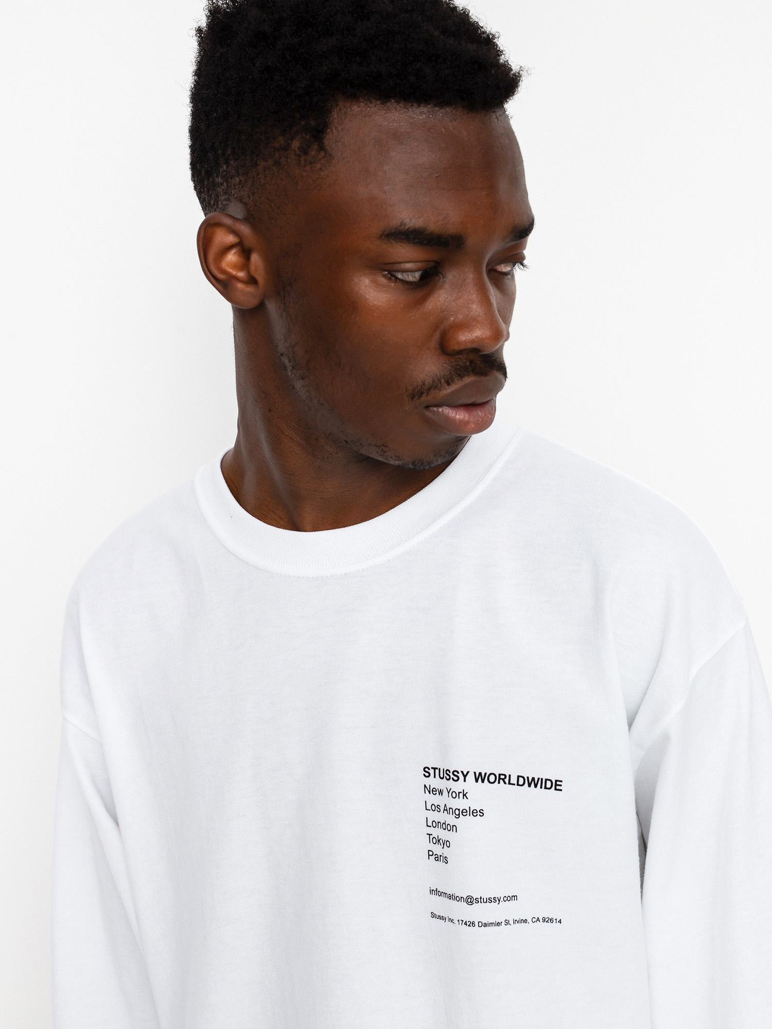 Stussy Modern Leaders Longsleeve - white (white)