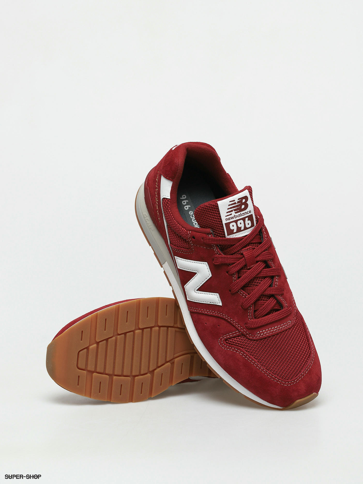 New Balance 996 Shoes (Scarlet)