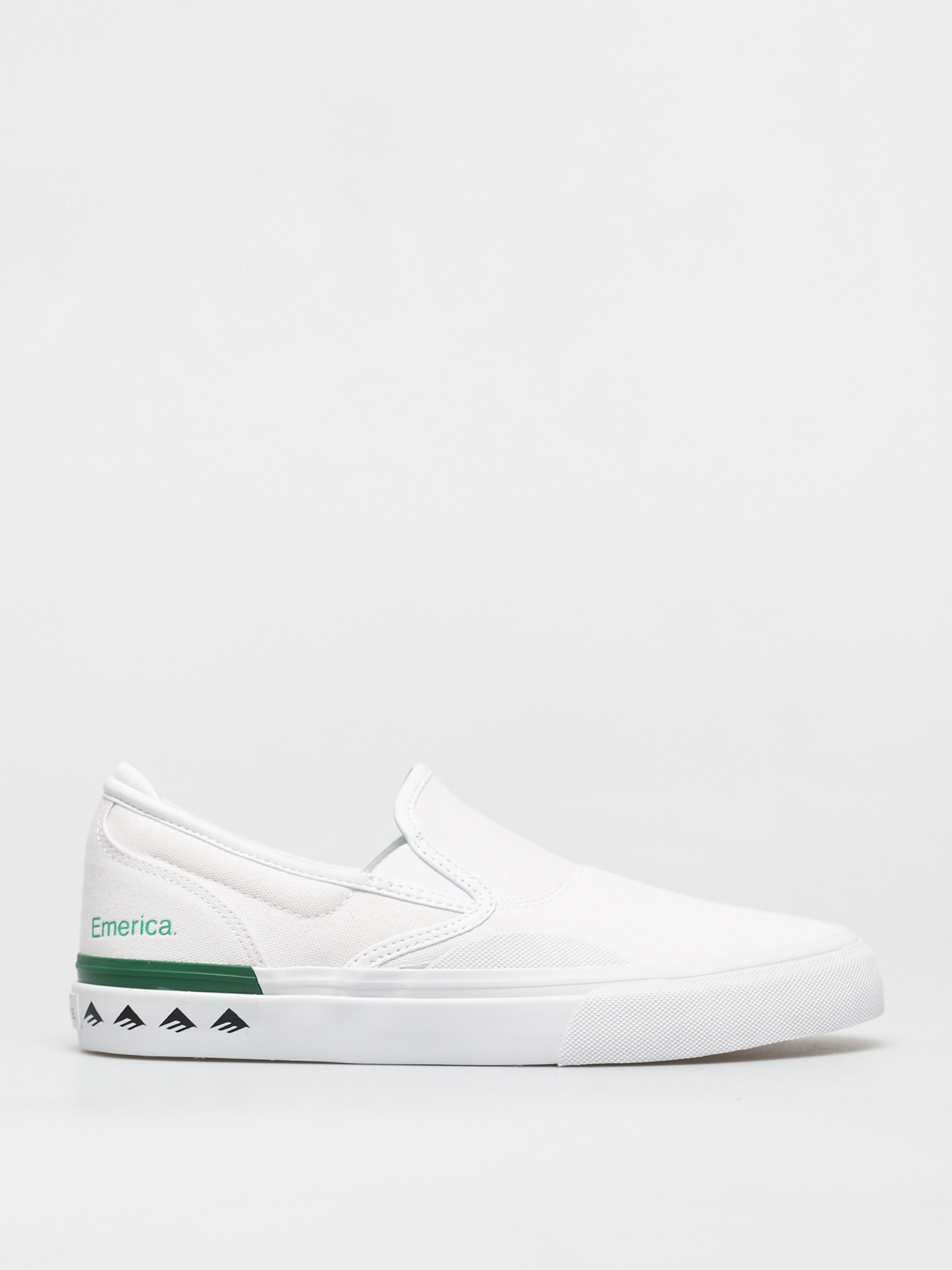 Emerica Wino G6 Slip On Shoes (white/green)