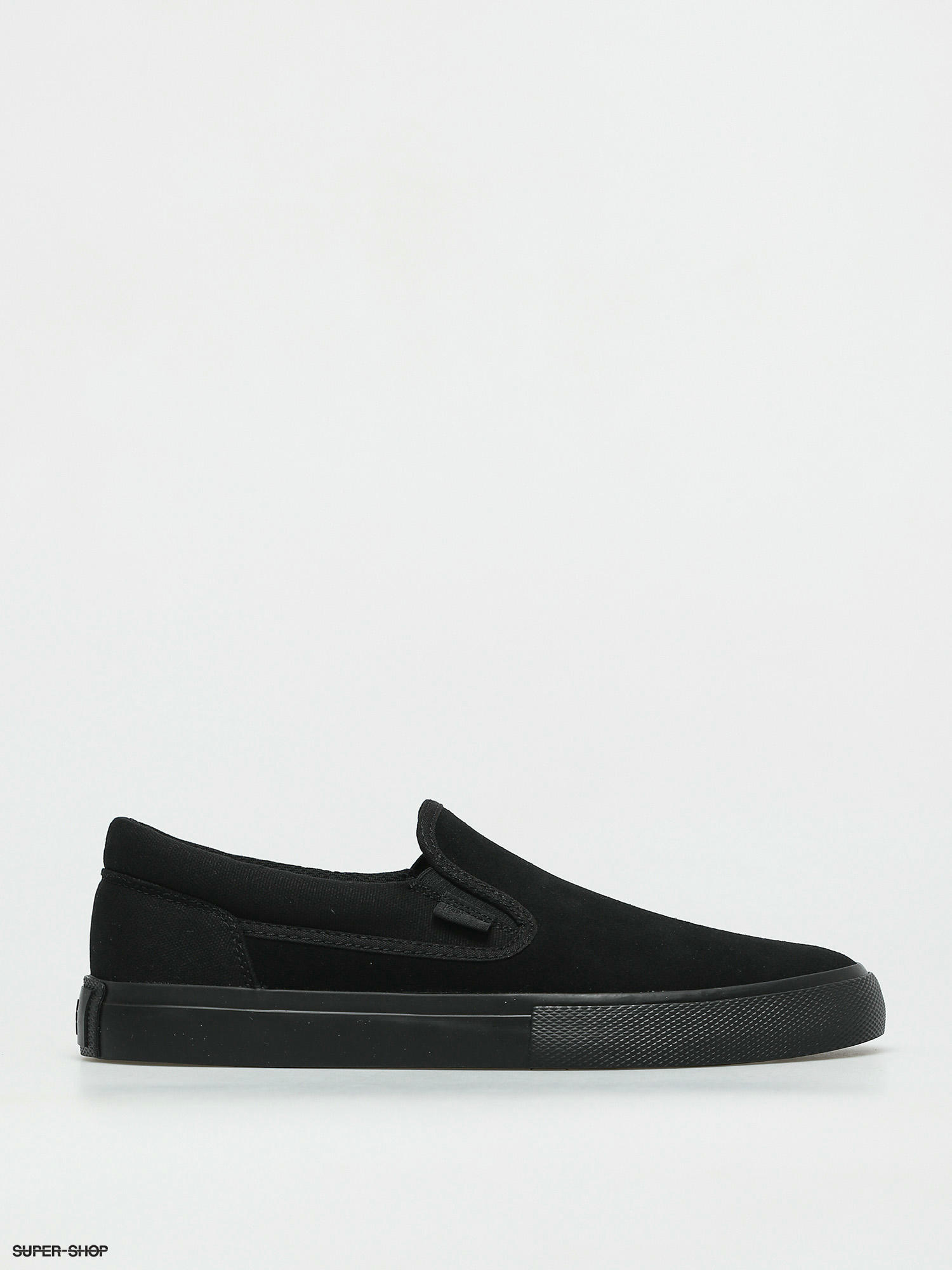 dc black slip on shoes