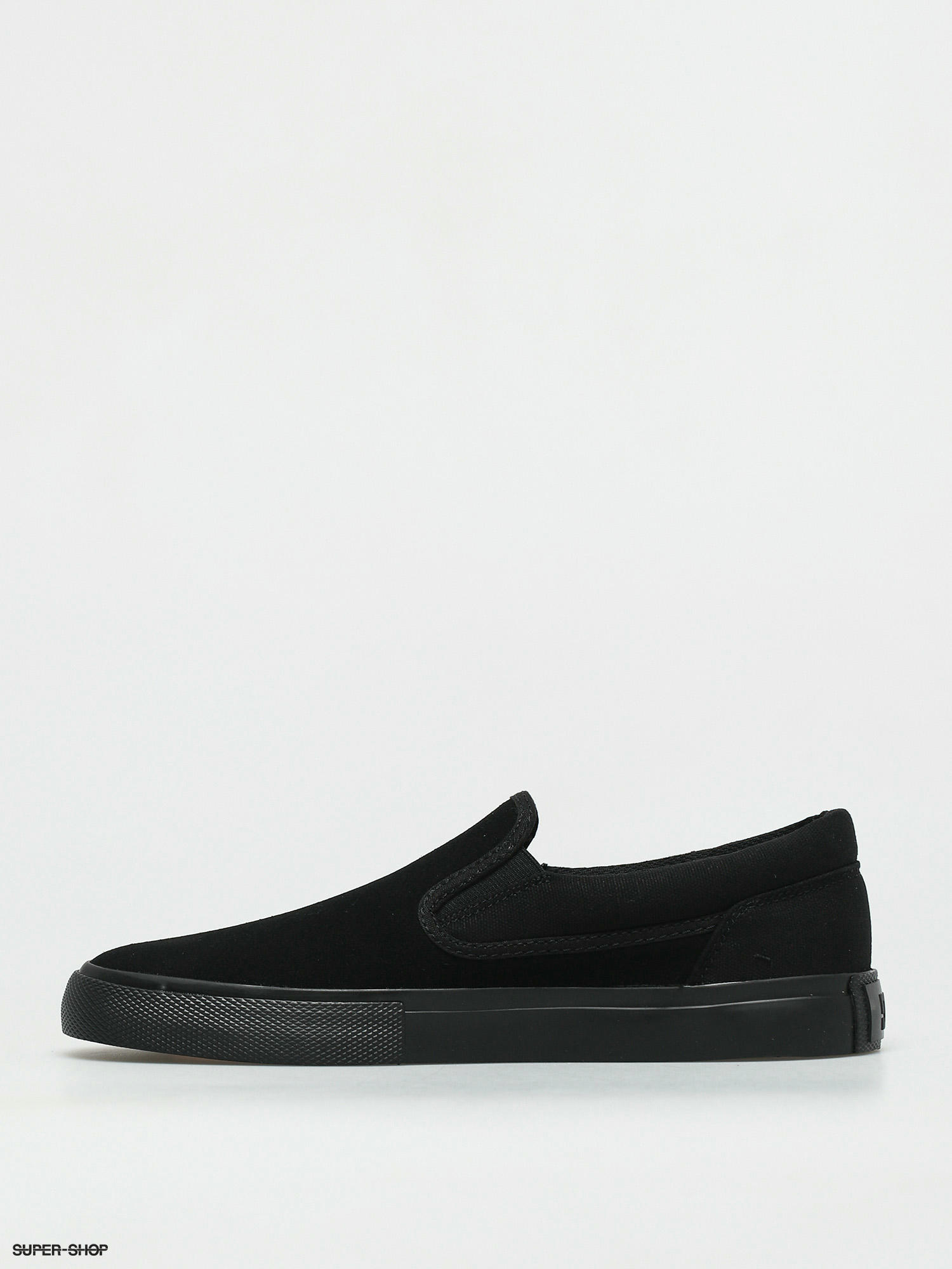 dc black slip on shoes