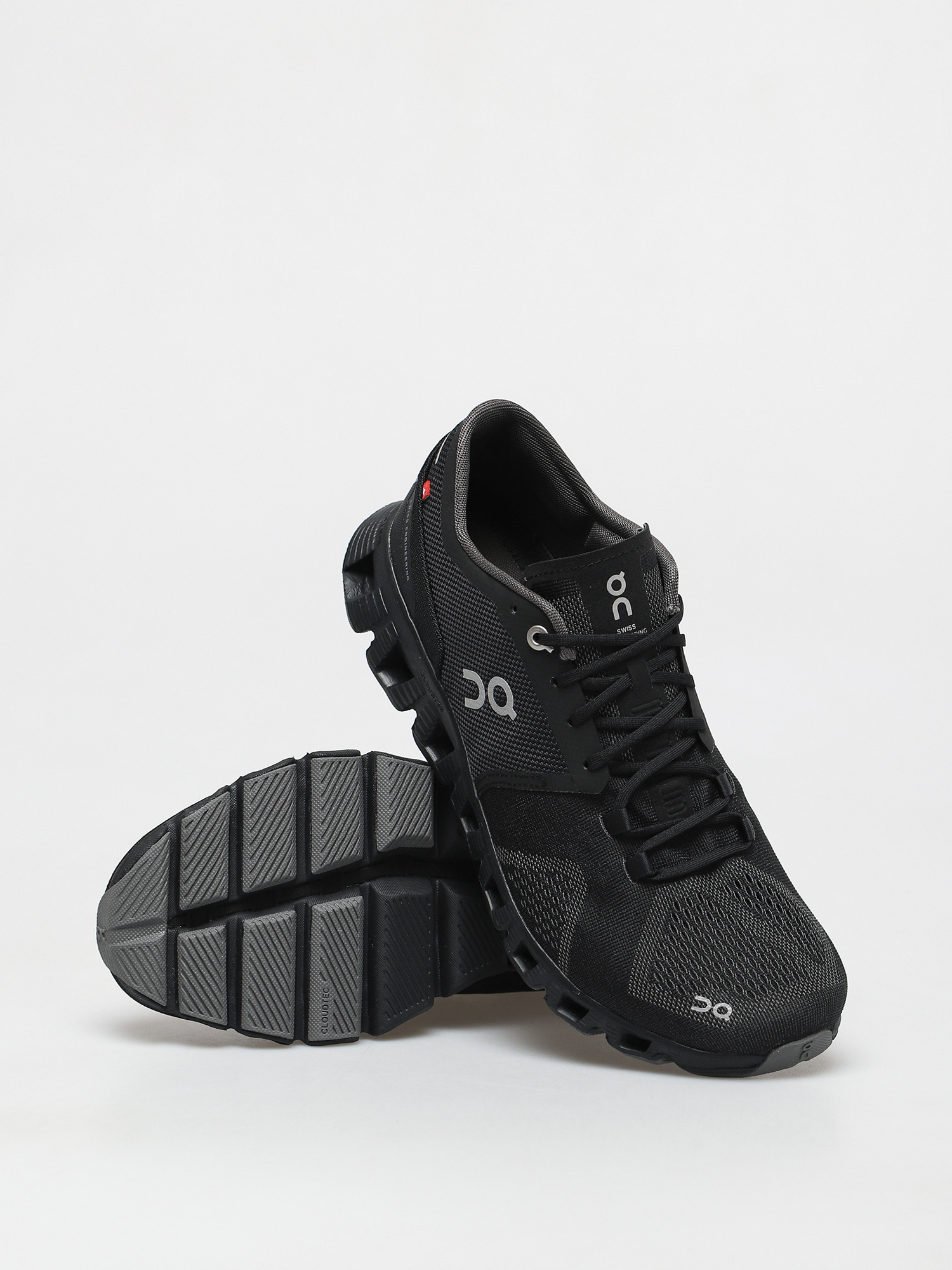 On Running Cloud X Schuhe (black/asphalt)