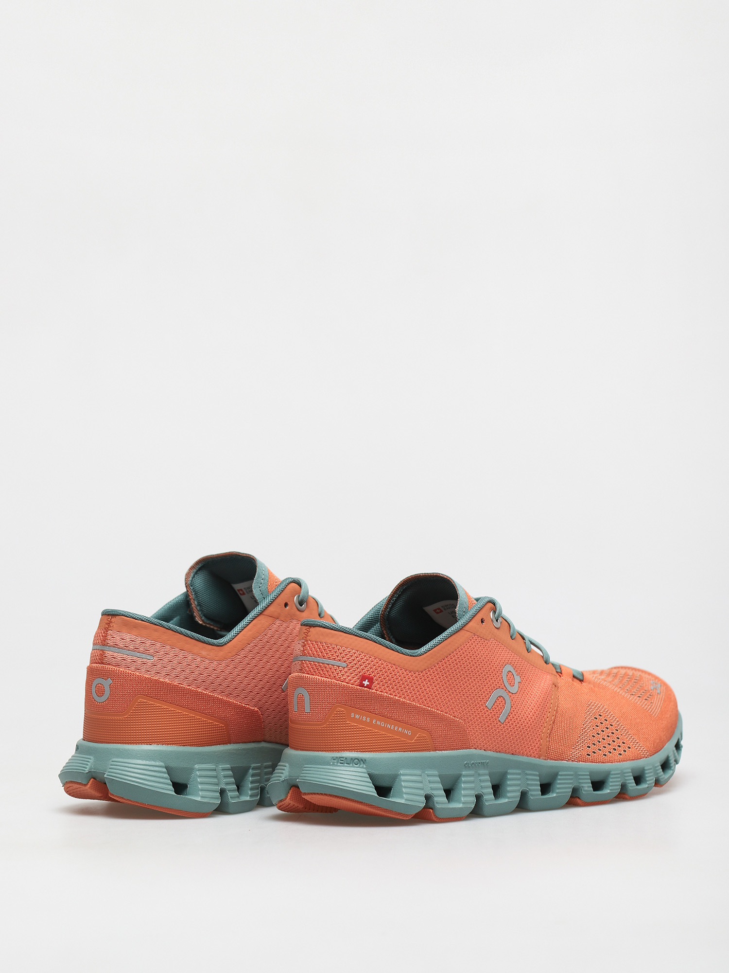 On Running Cloud X Schuhe (orange/sea)