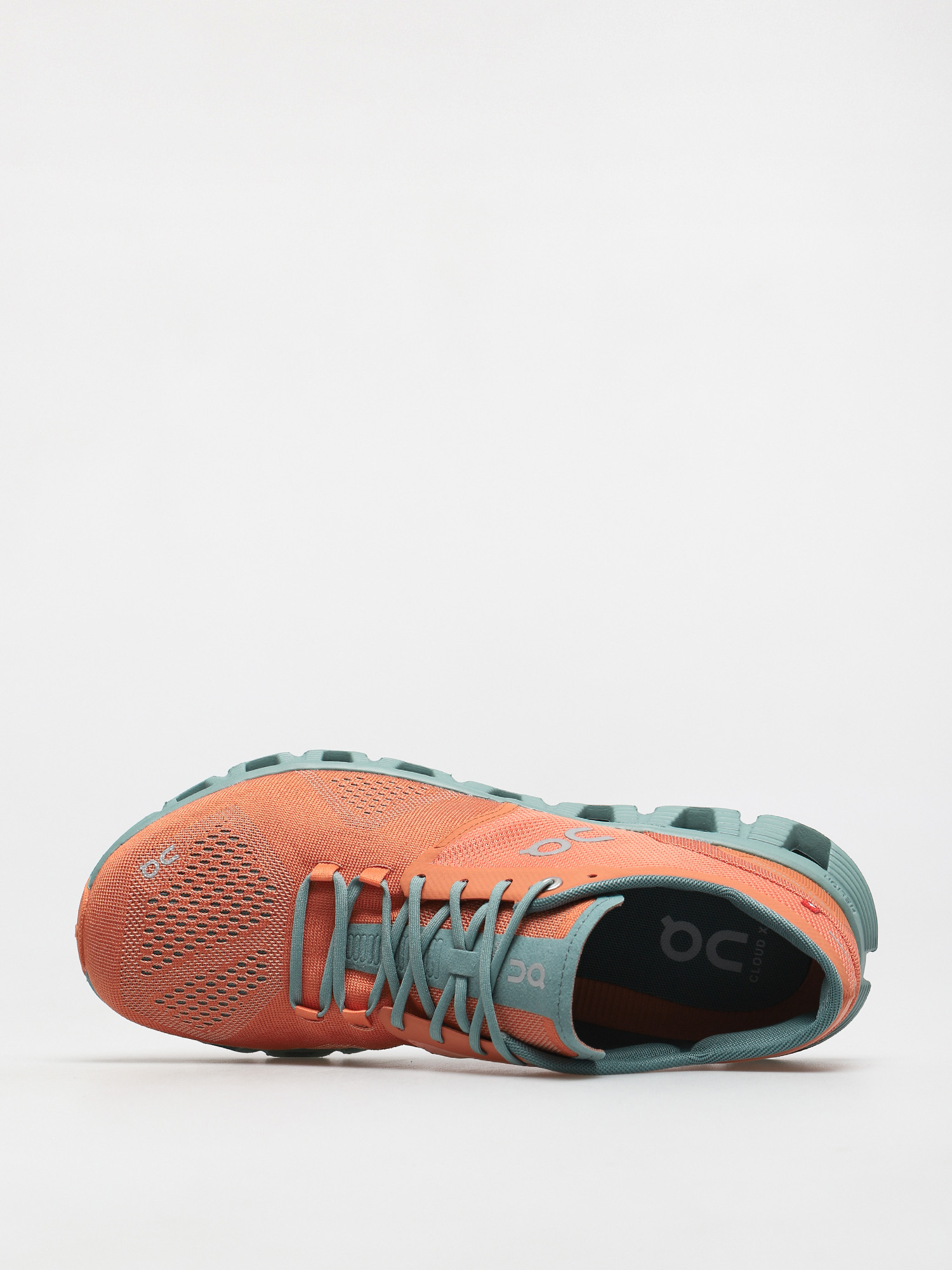 On Running Cloud X Schuhe (orange/sea)