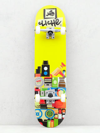 Cliche Document Skateboard (yellow)