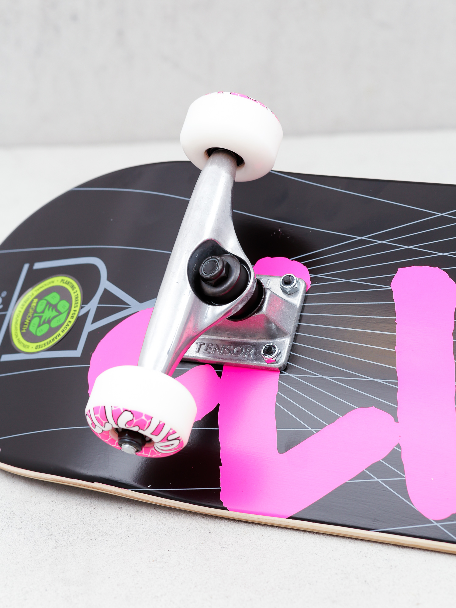 Cliche Lux Handwritten Skateboard (pink)