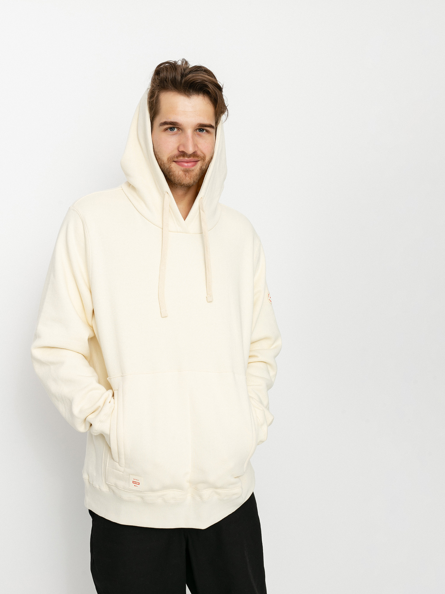 globe zip up hooded sweatshirt