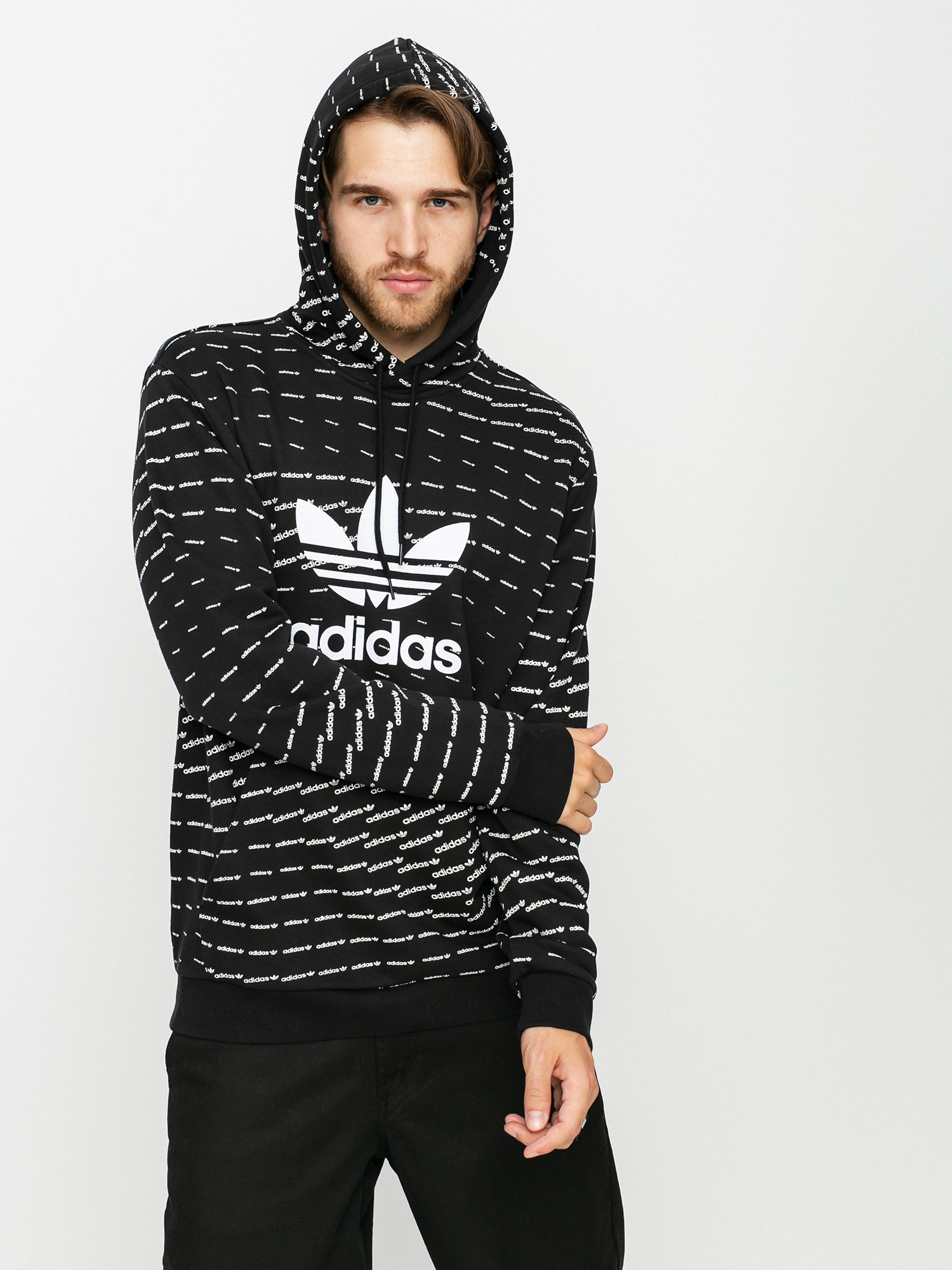 adidas Originals Mono HD Hoodie (black/white)