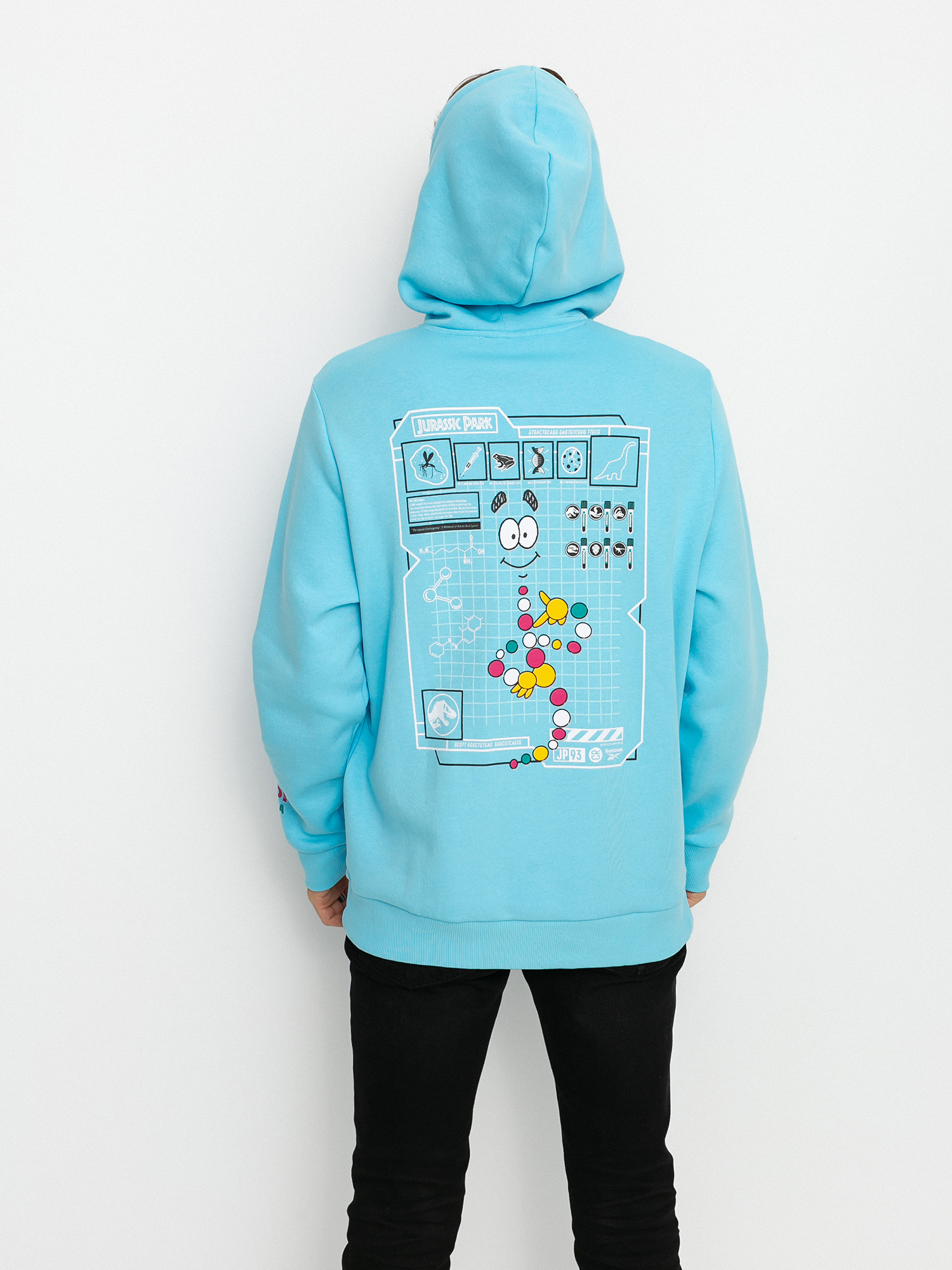 Reebok X Jurassic Park Graphic Hd Hoodie Dgtblu 9761