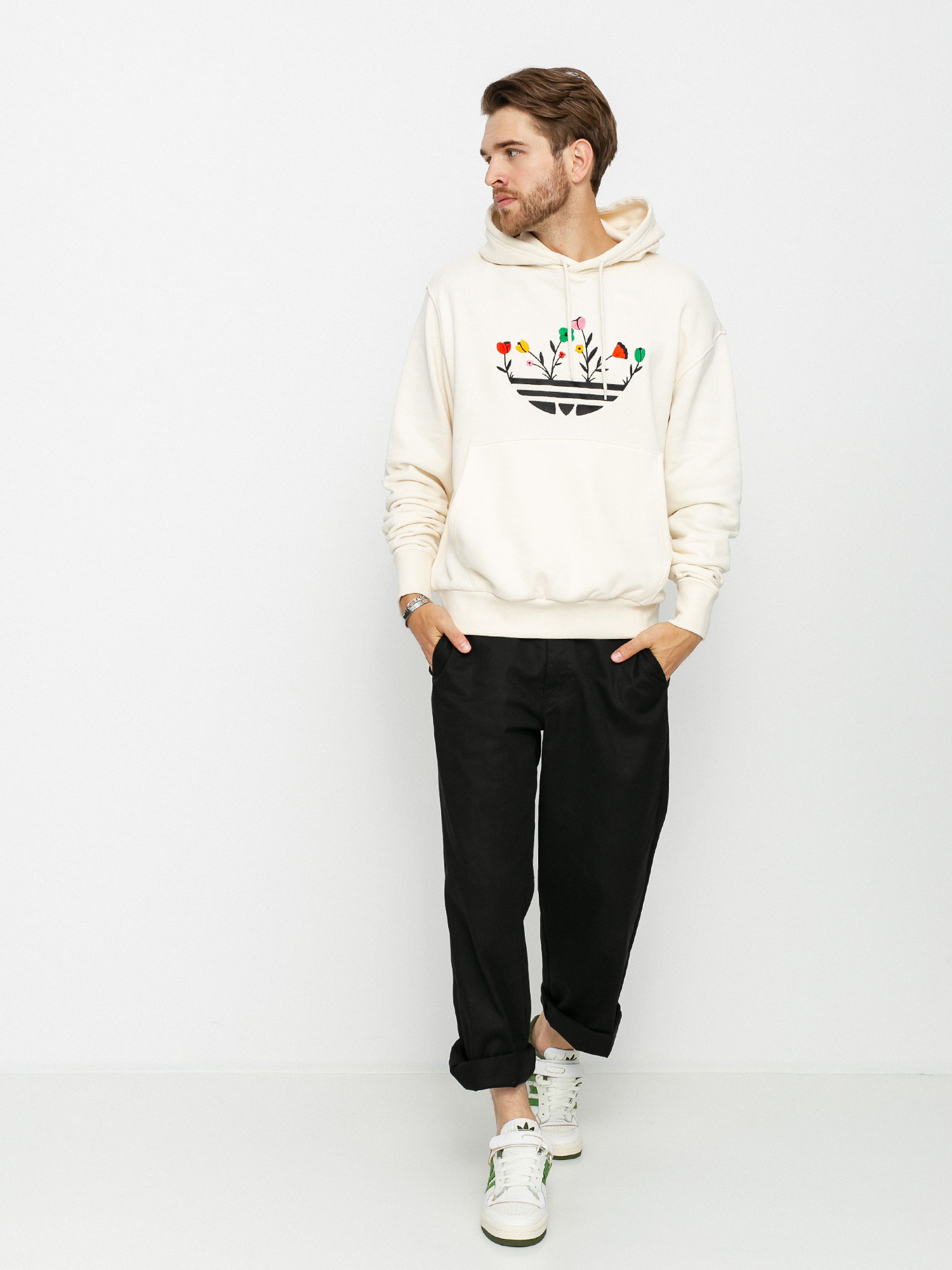 adidas Originals Floral Trefoil Sweatshirt (nondye)