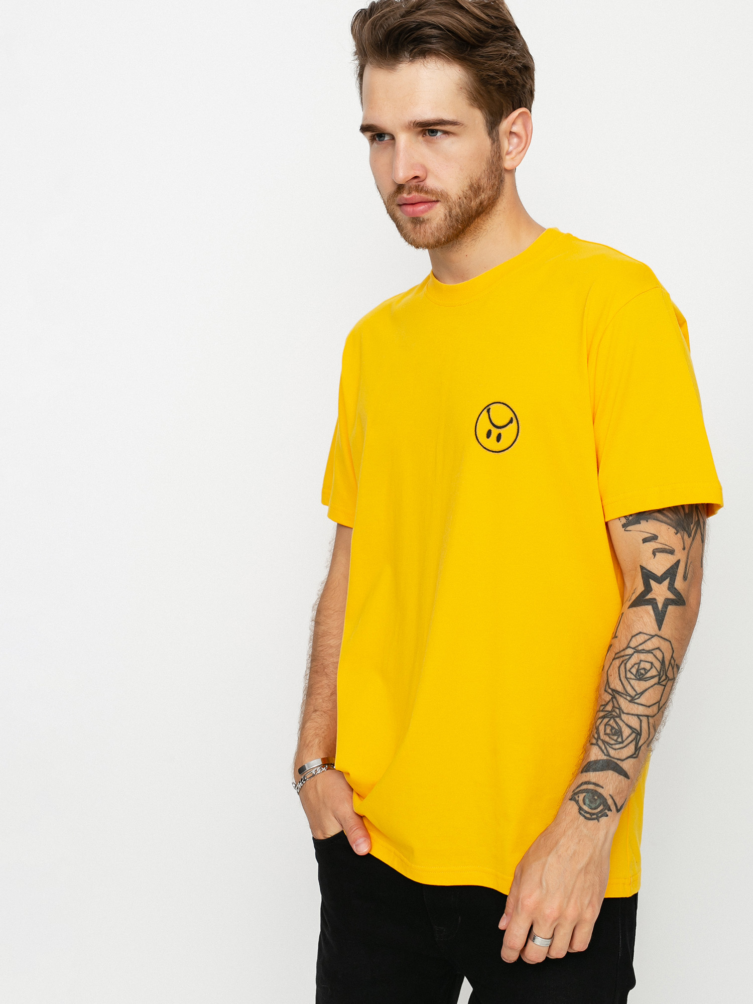 Local Heroes Unhappy T-Shirt (yellow)