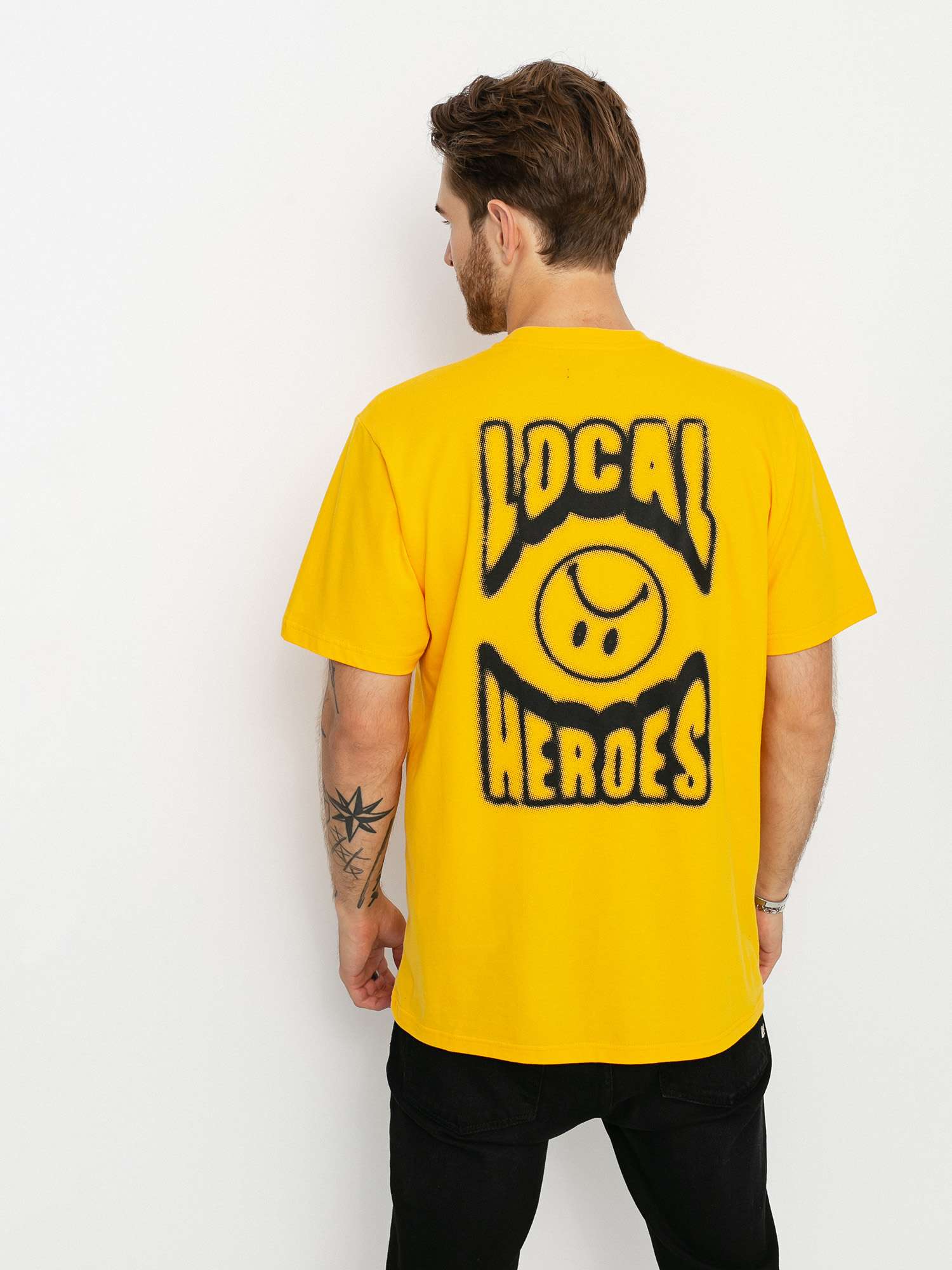 Local Heroes Unhappy T-Shirt (yellow)