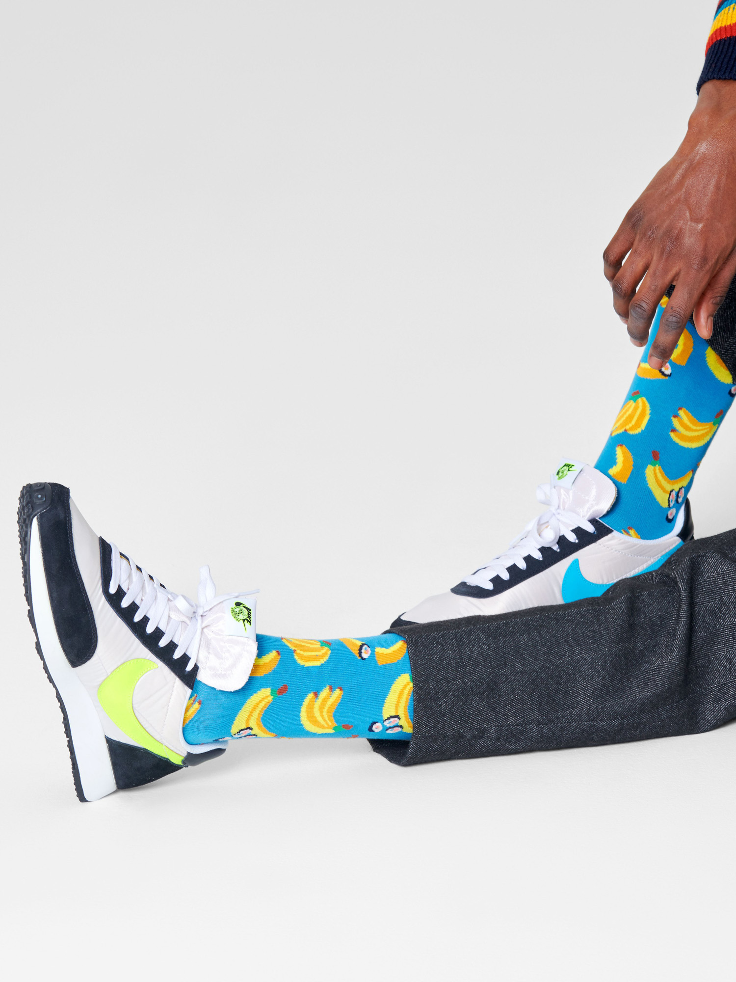 Happy Socks Banana Sushi Socken (blue/yellow)
