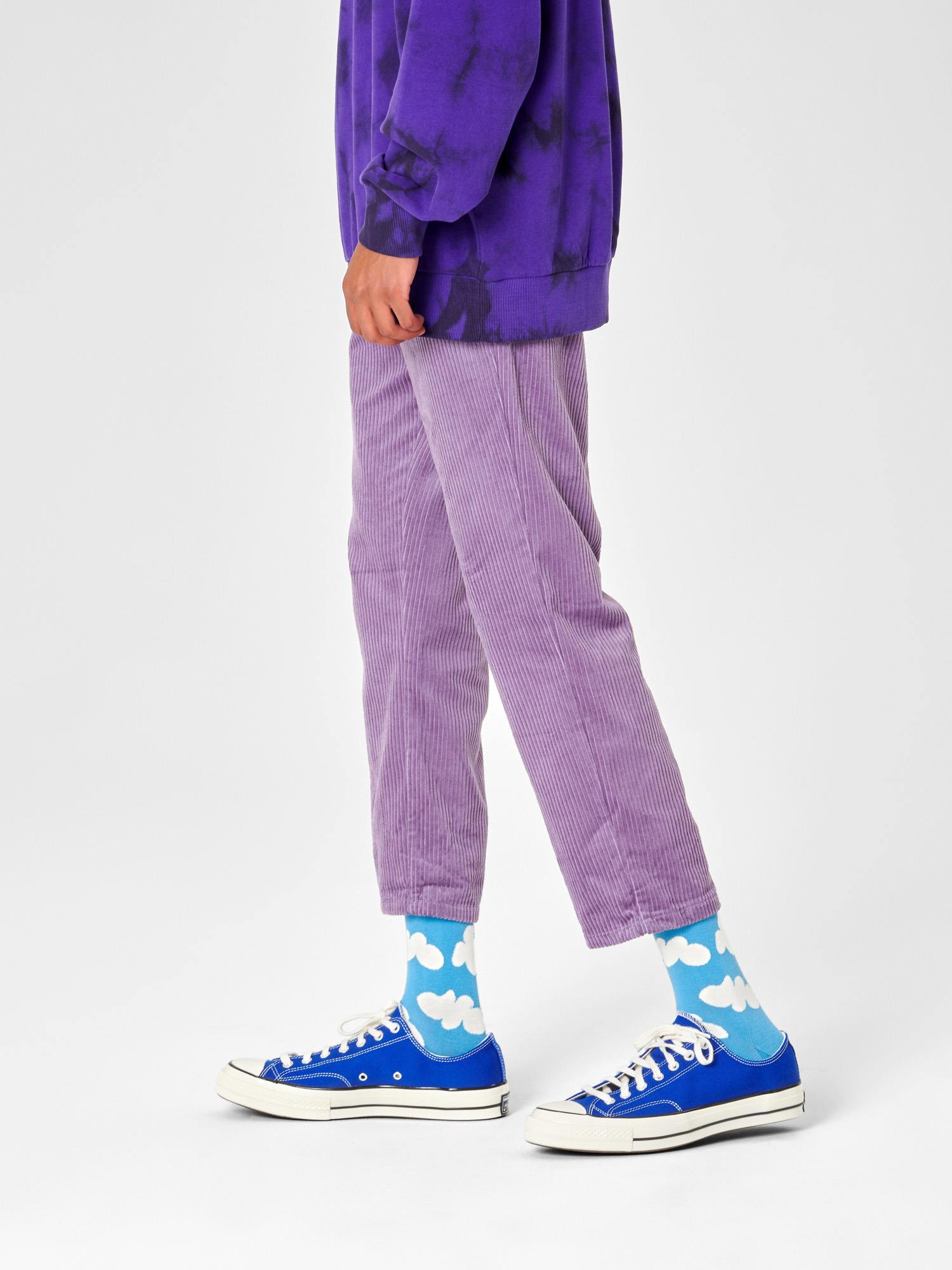 Happy Socks Cloudy Socken (blue/white)