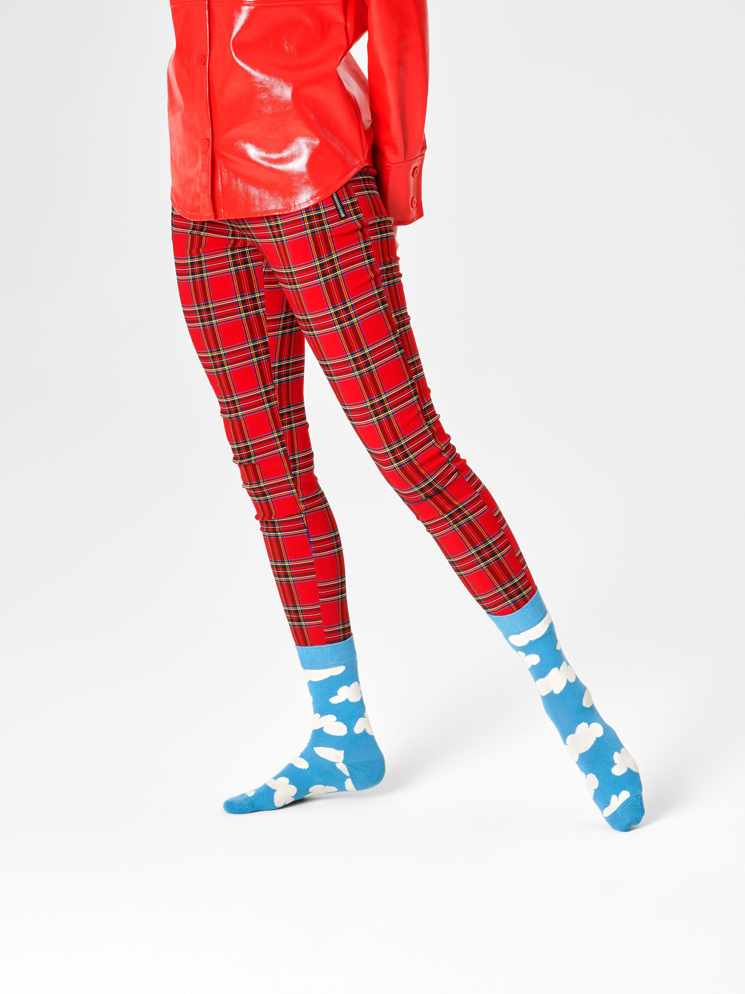 Happy Socks Cloudy Socken (blue/white)