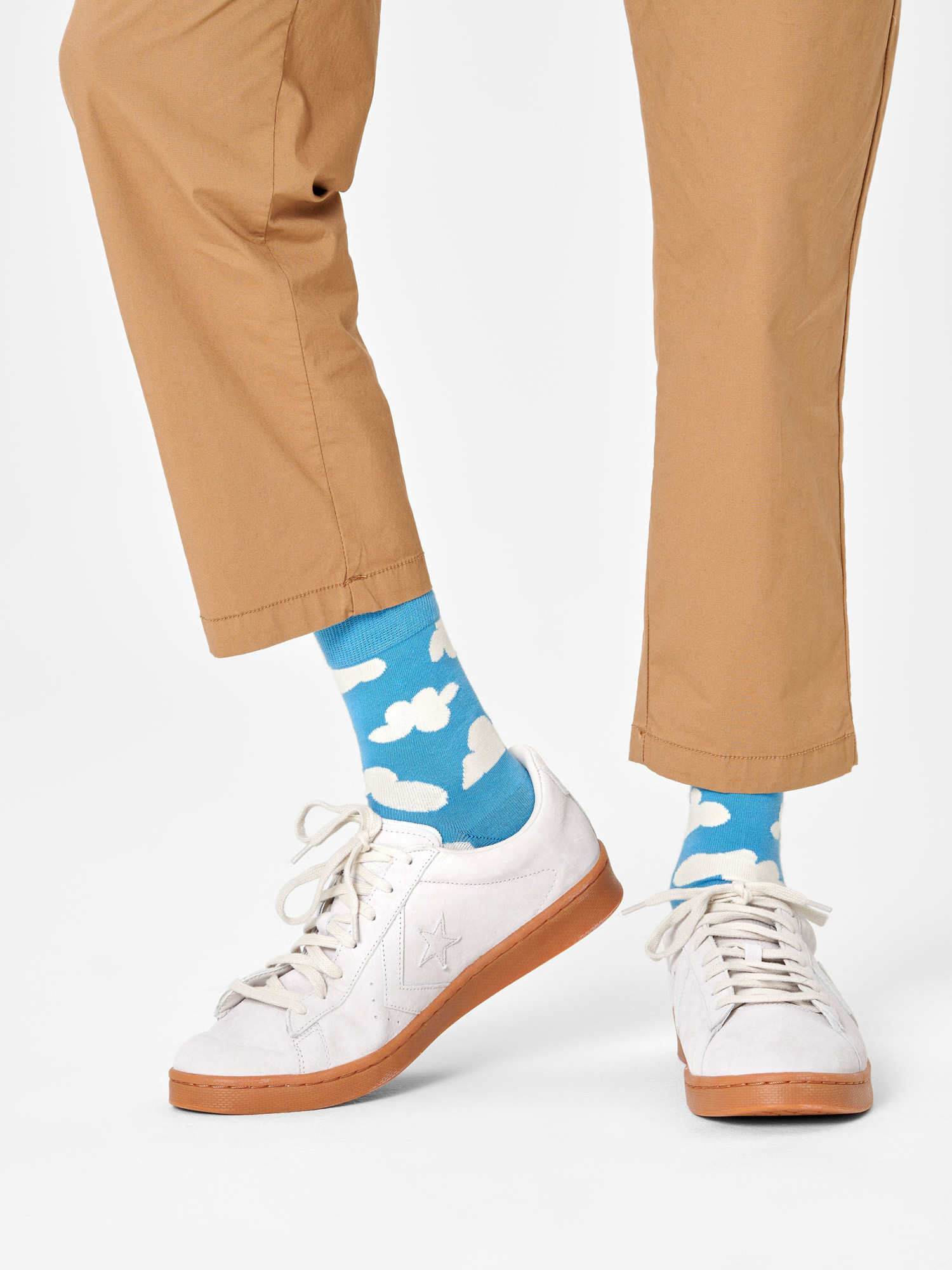 Happy Socks Cloudy Half Crew Socks blue (blue/white)